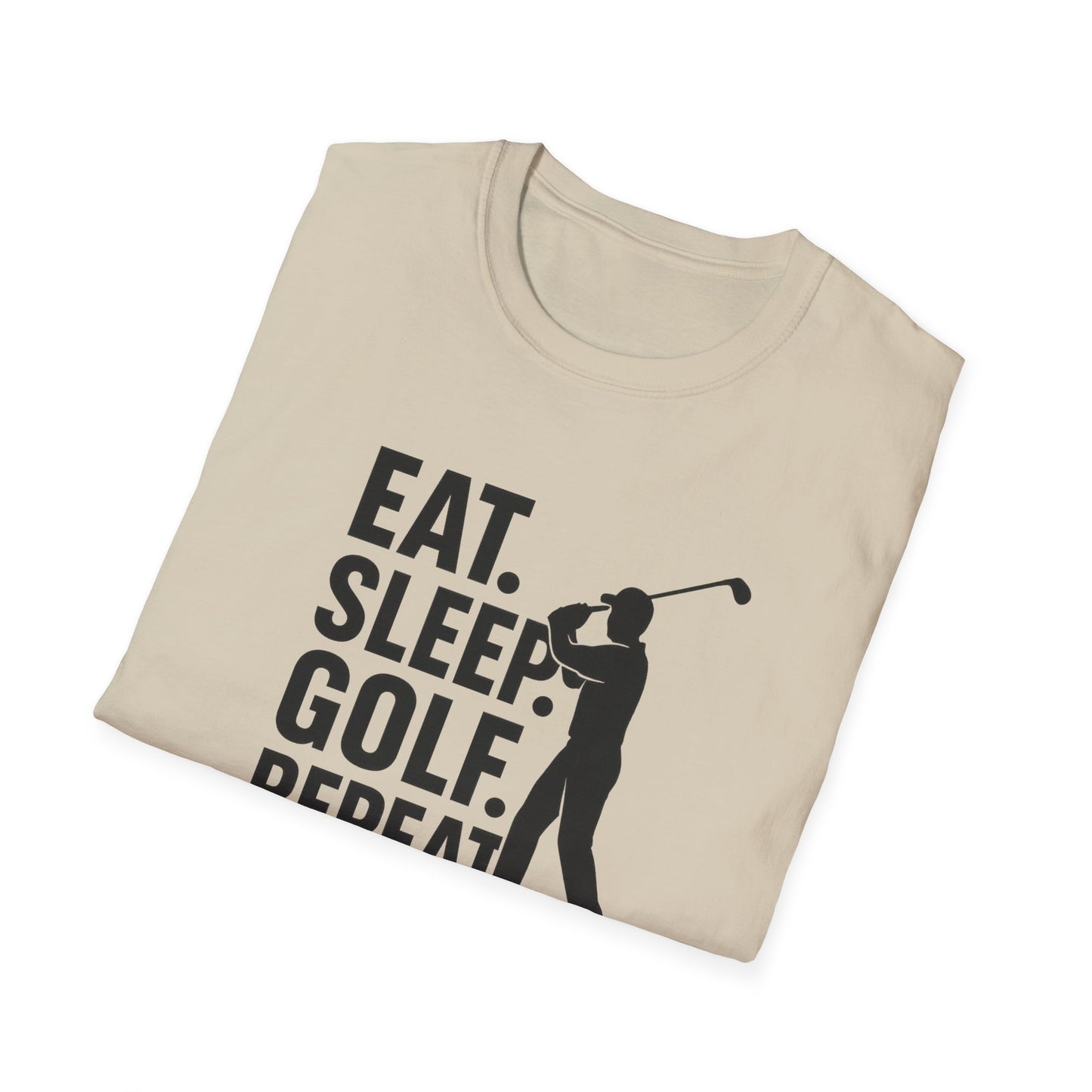 "Eat Sleep Golf Repeat" Golf Lover's T-Shirt
