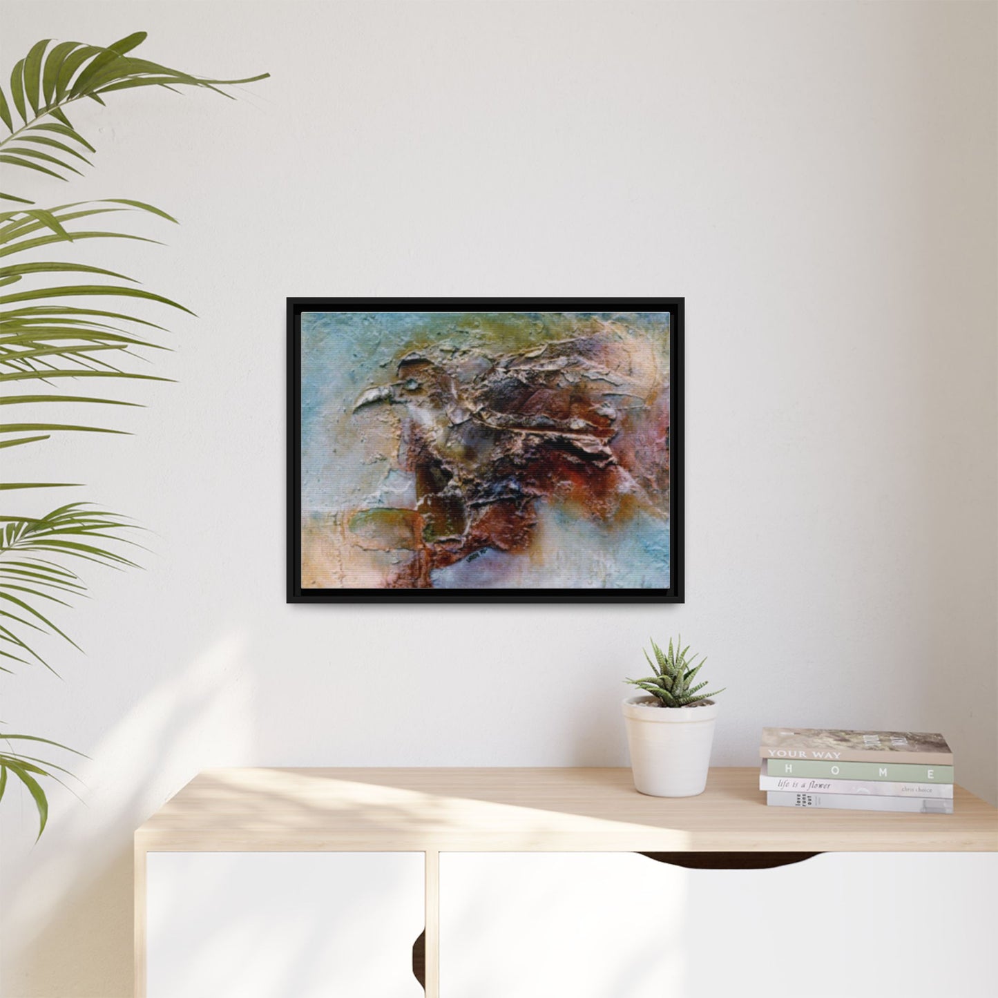 Authentic 1960s Painting Print - "Bad Omen"