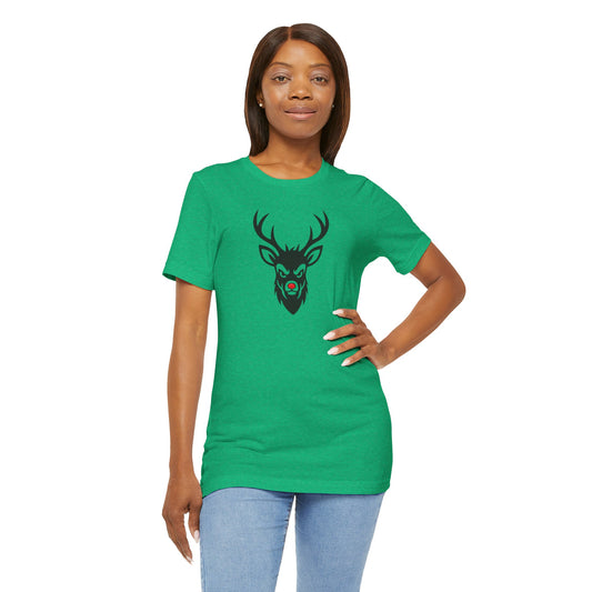 Edgy Rudolph the Reindeer Christmas Tee