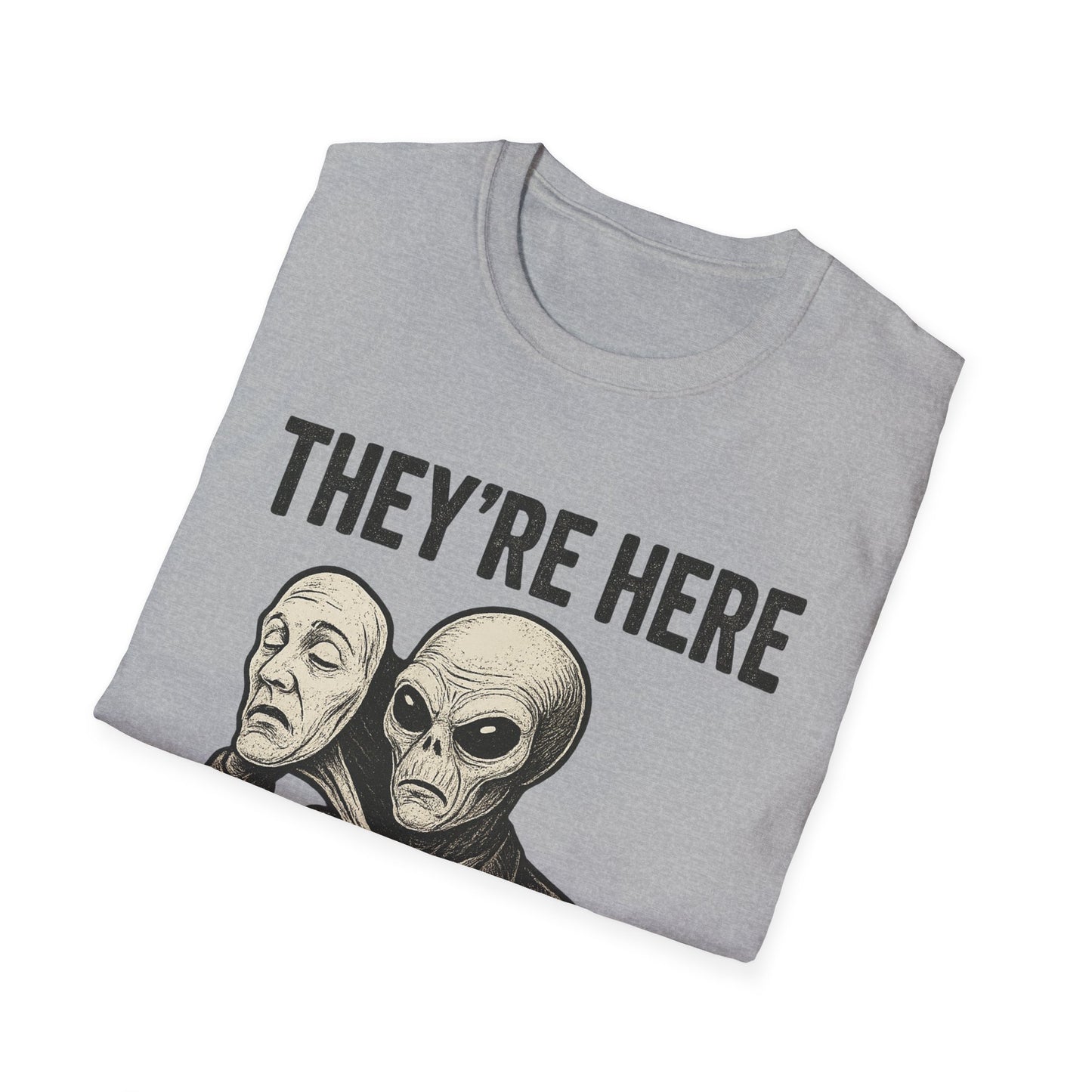 Alien Humor Unisex T-Shirt, Funny Graphic Tee, Costume Party Shirt, Pop Culture Apparel, Gift for Sci-Fi Lovers