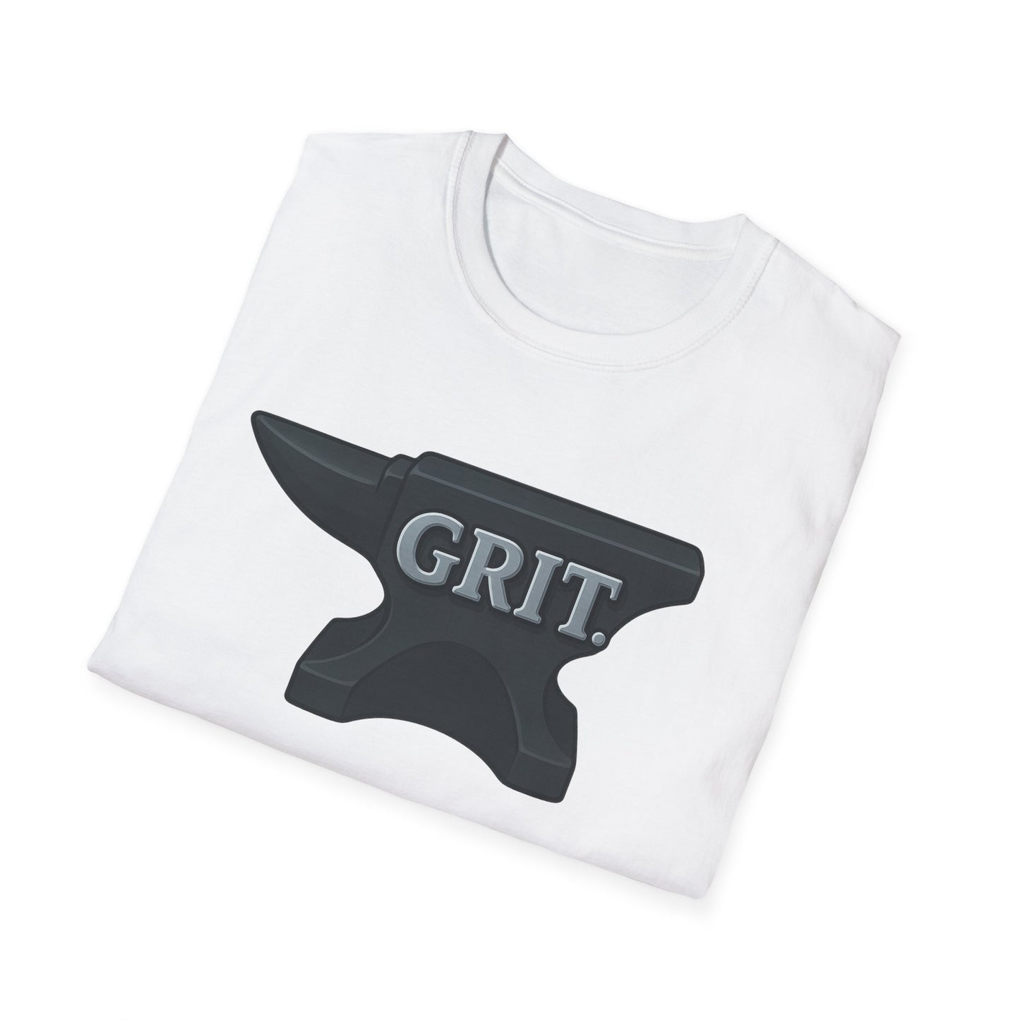 Grit Forge Athletics - Grit Anvil Softstyle Gym T-Shirt for Him or Her
