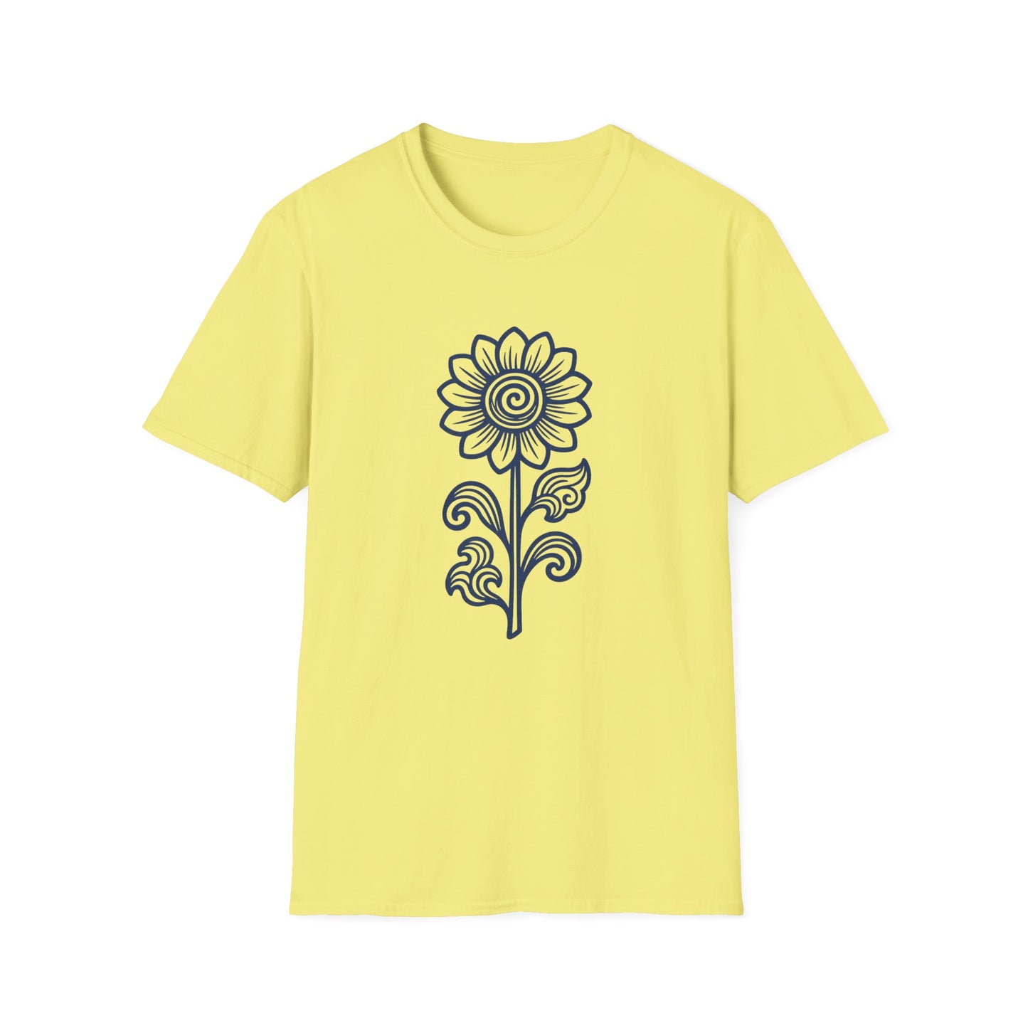 Flower Power Softstyle Casual T-Shirt