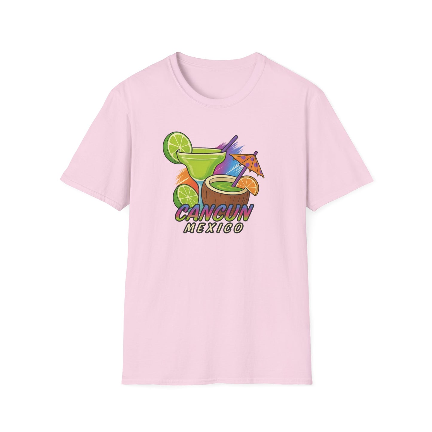 Cancun Beach Time, Cocktails, and Fun Tee-Shirt for Him or Her