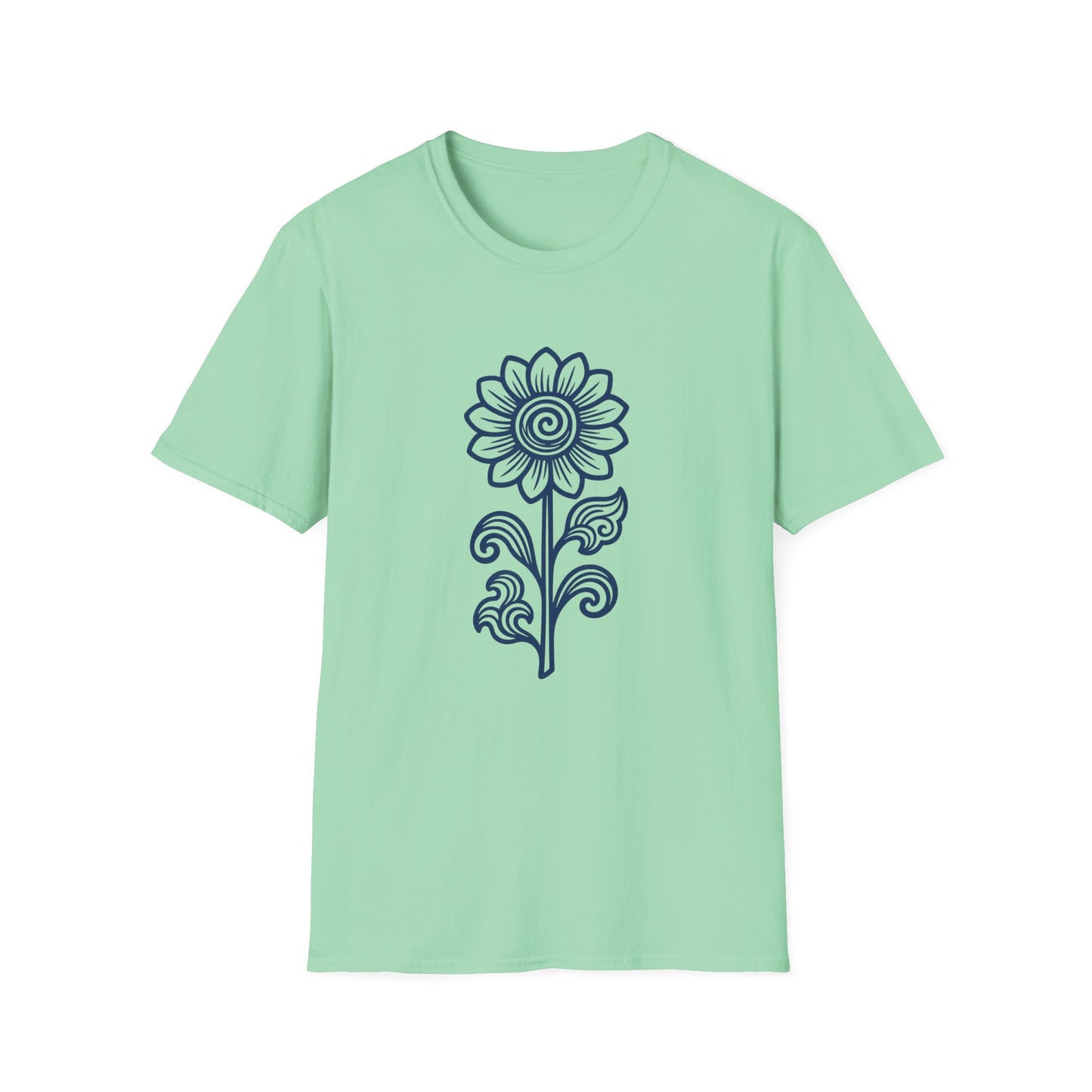 Flower Power Softstyle Casual T-Shirt