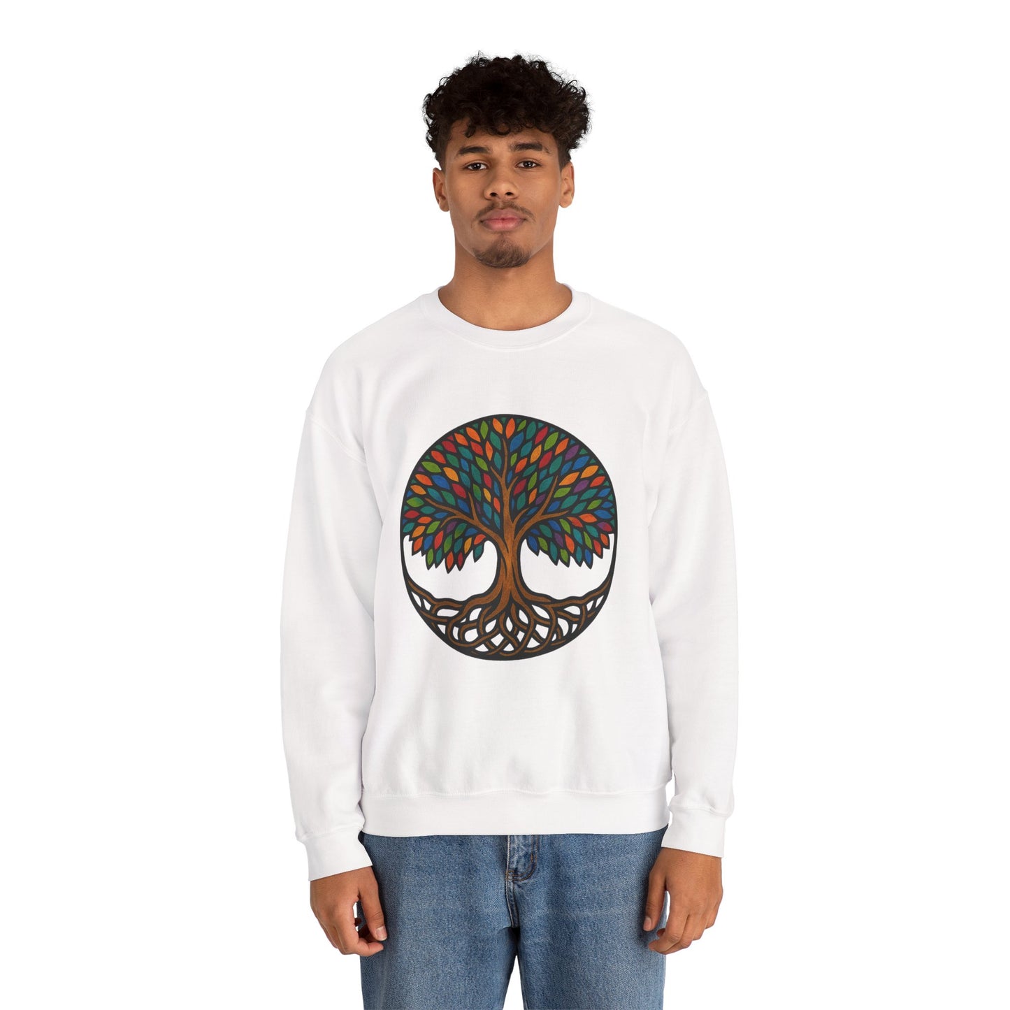 Tree of Life, Yggdrasil, Cozy Crewneck Sweatshirt