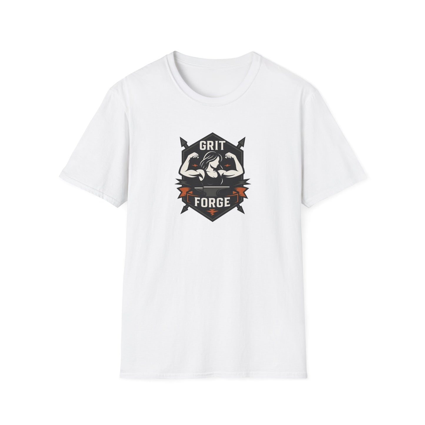 Grit Forge Athletics - Softstyle Female Motivational Workout Tee