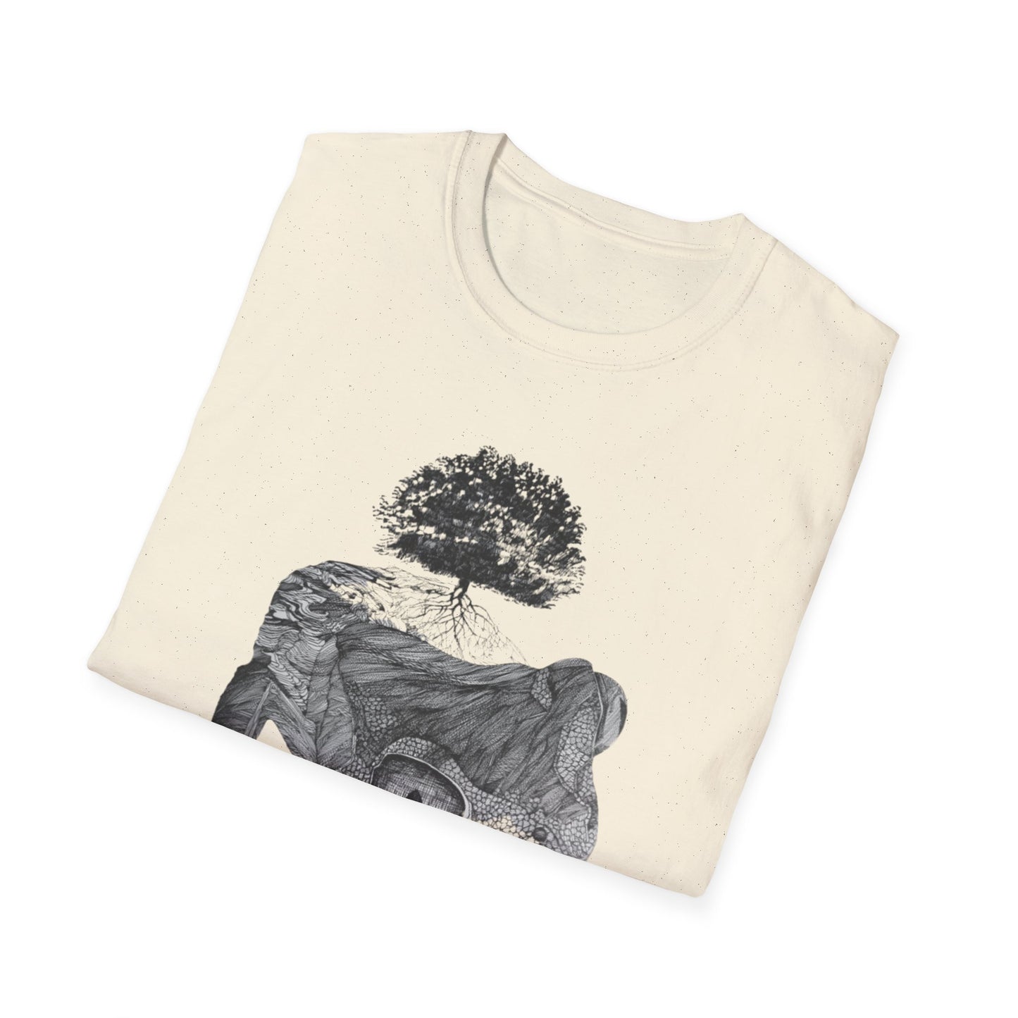 Abundant Life 1960s Frog Creative Graphic Tee - "Gaia's Shepherd"