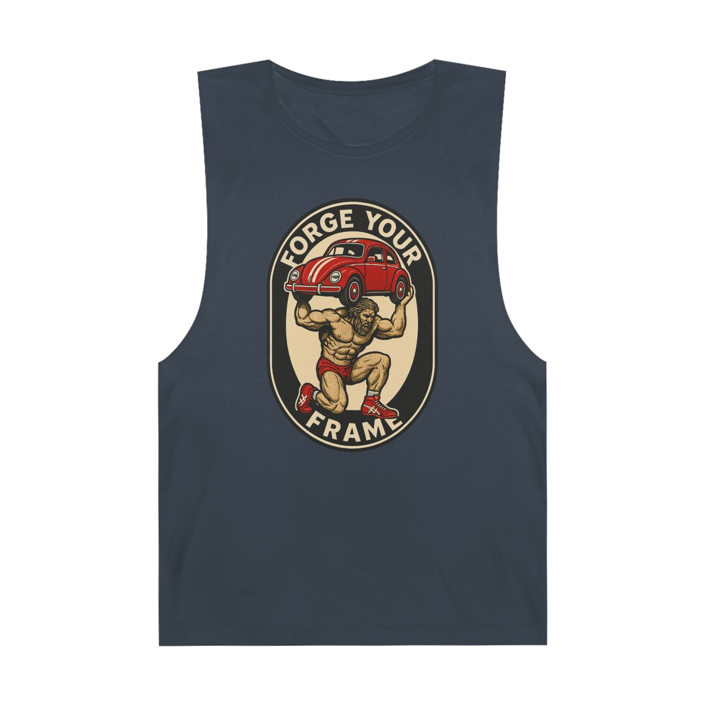 Grit Forge Athletics - "Forge Your Frame" Graphic Weightlifting Tank Top