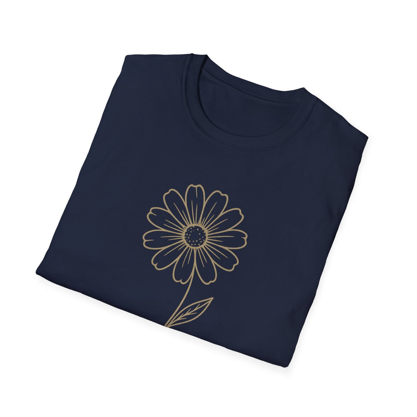 Breathe Floral Relaxed Fit Inspirational Tee-Shirt