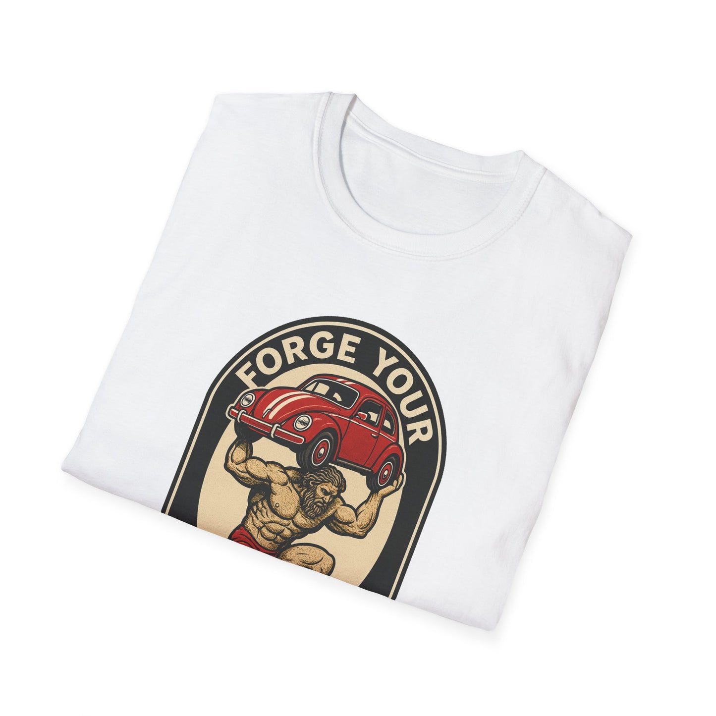 Grit Forge Athletics - "Forge Your Frame" Weight Lifting Tee