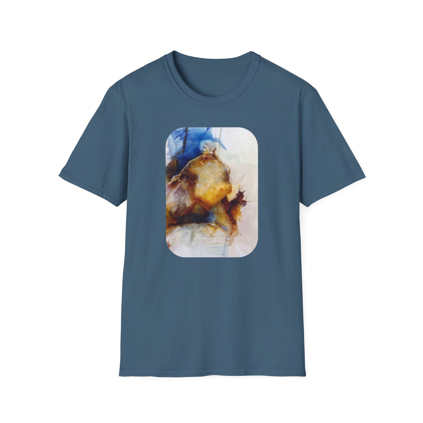Creative 1960s-Era Authentic Painting Print Tee - "Allfather's Gambit"