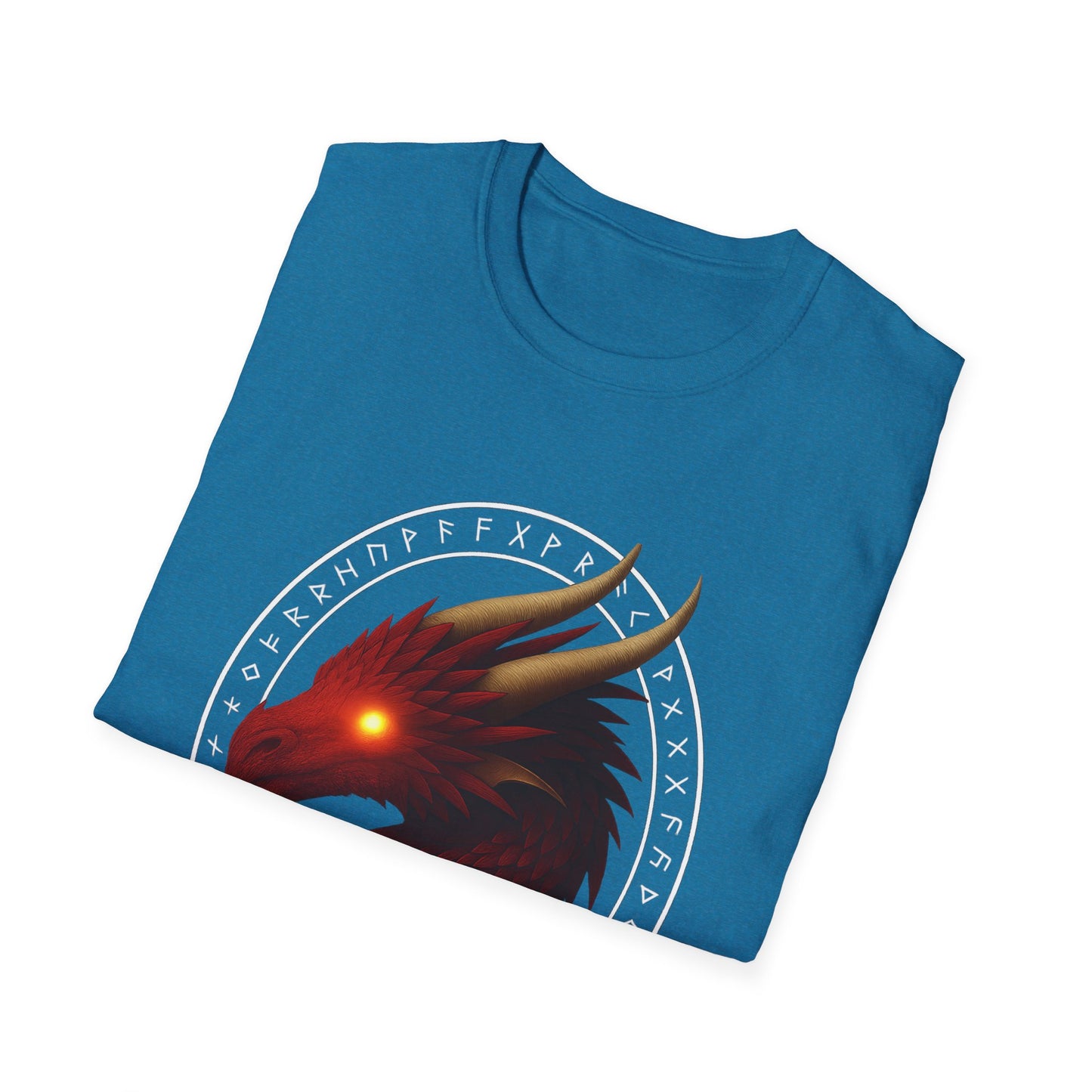 Bold Red Dragon Graphic Tee Set within Elvin Runes