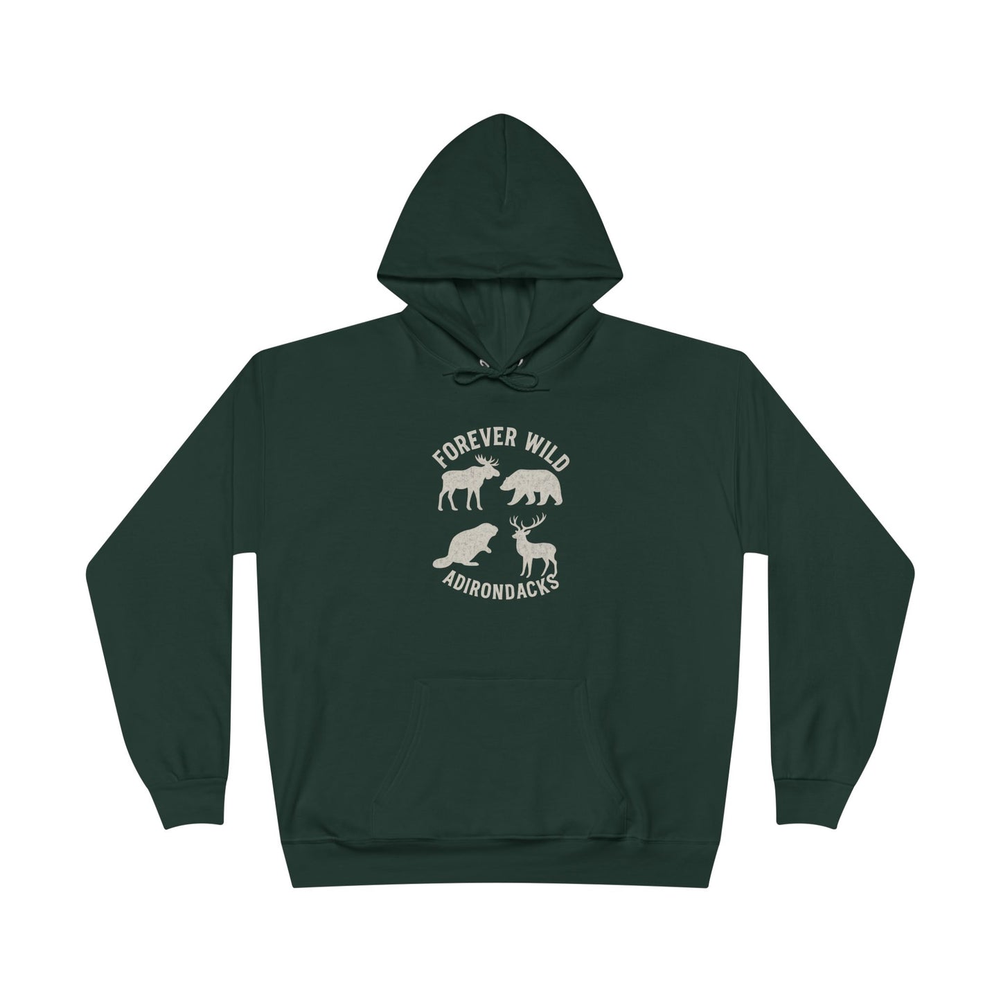 Cozy Adirondack Hoodie - "Forever Wild"
