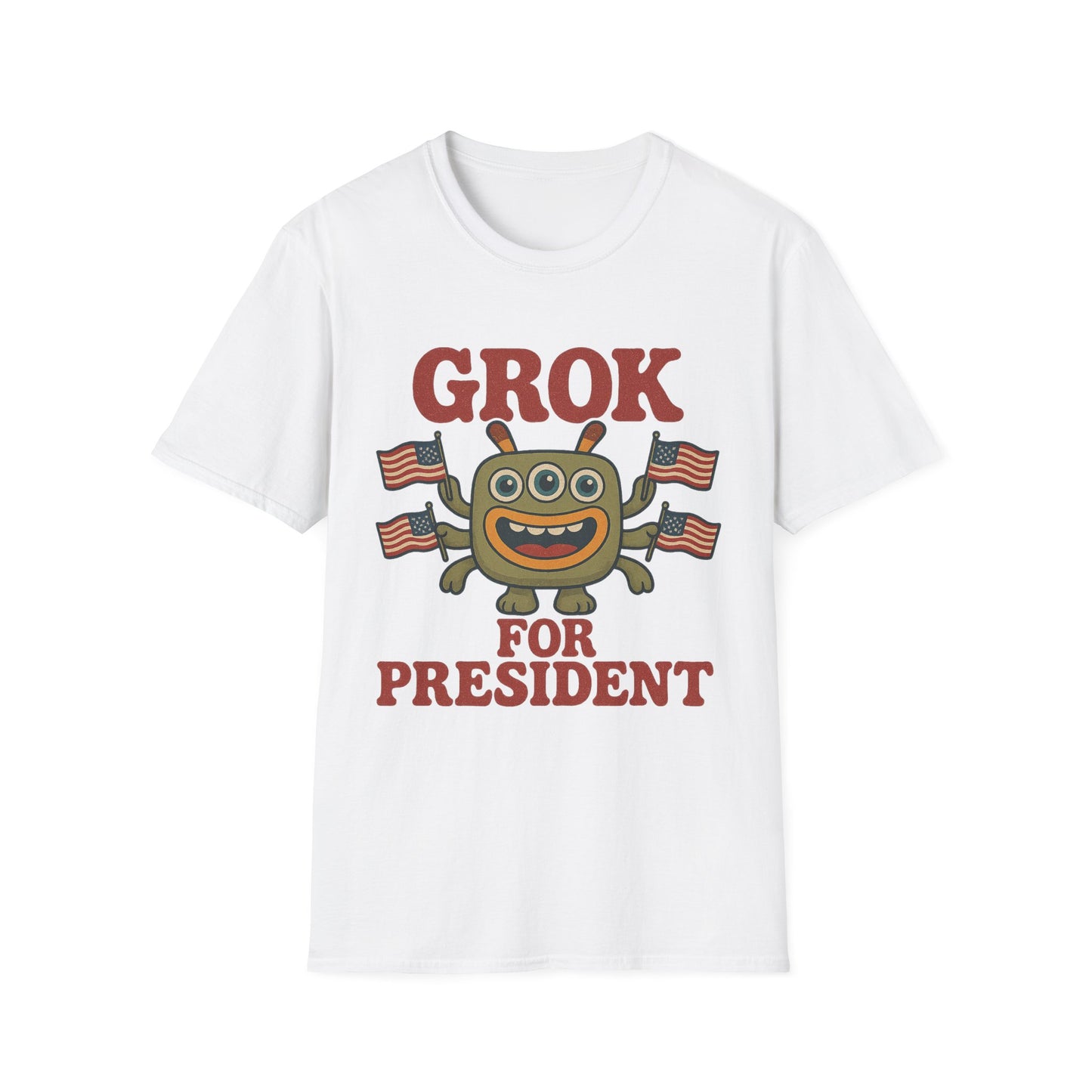 "Grok for President" Casual Tee-Shirt
