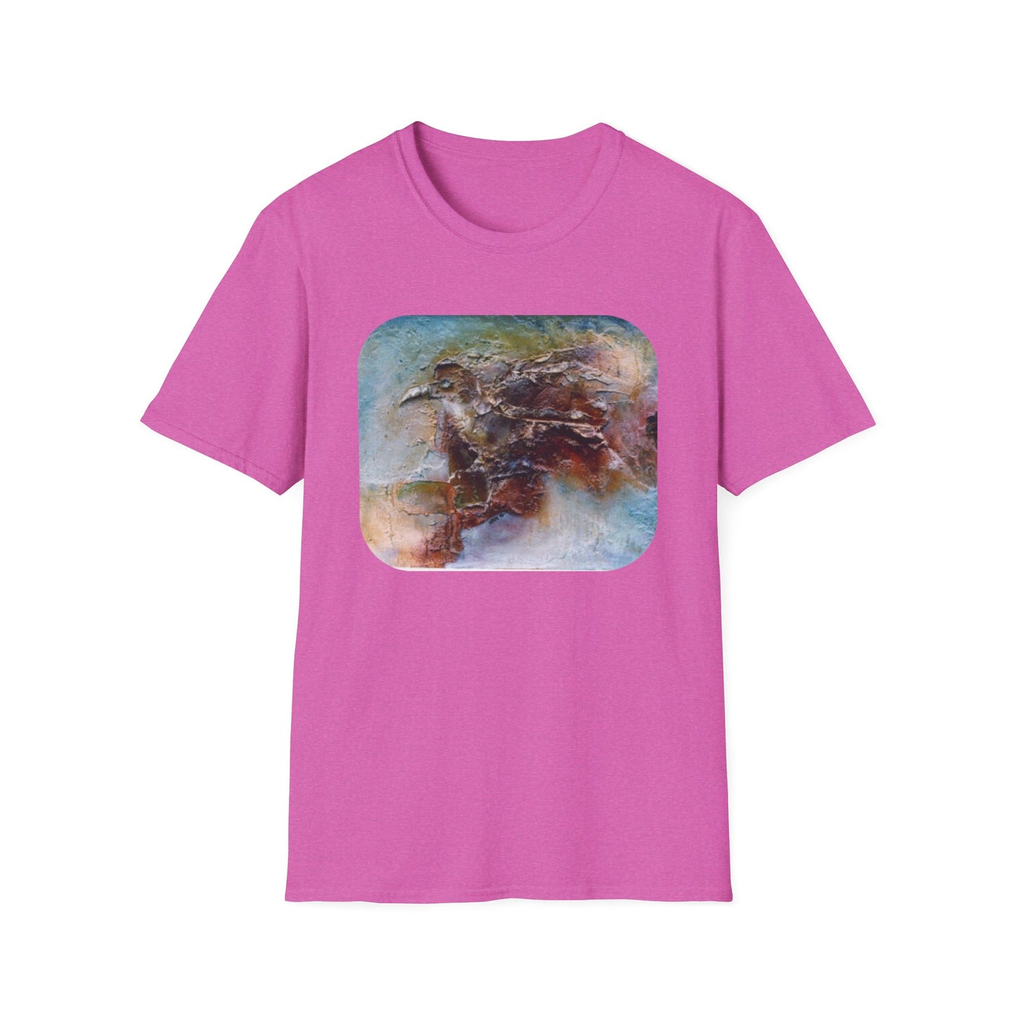 Nature-Inspired Authentic 1960s Painting Print Tee - "Dark Omen"