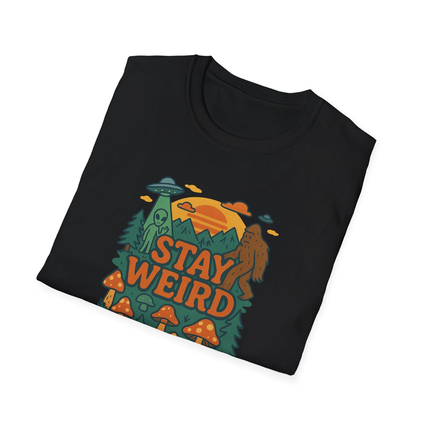 "Stay Weird" Softstyle Casual Tee Shirt