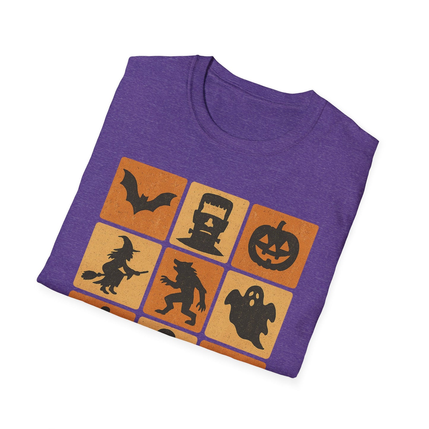 Halloween-Themed Monster Graphic Tee Shirt
