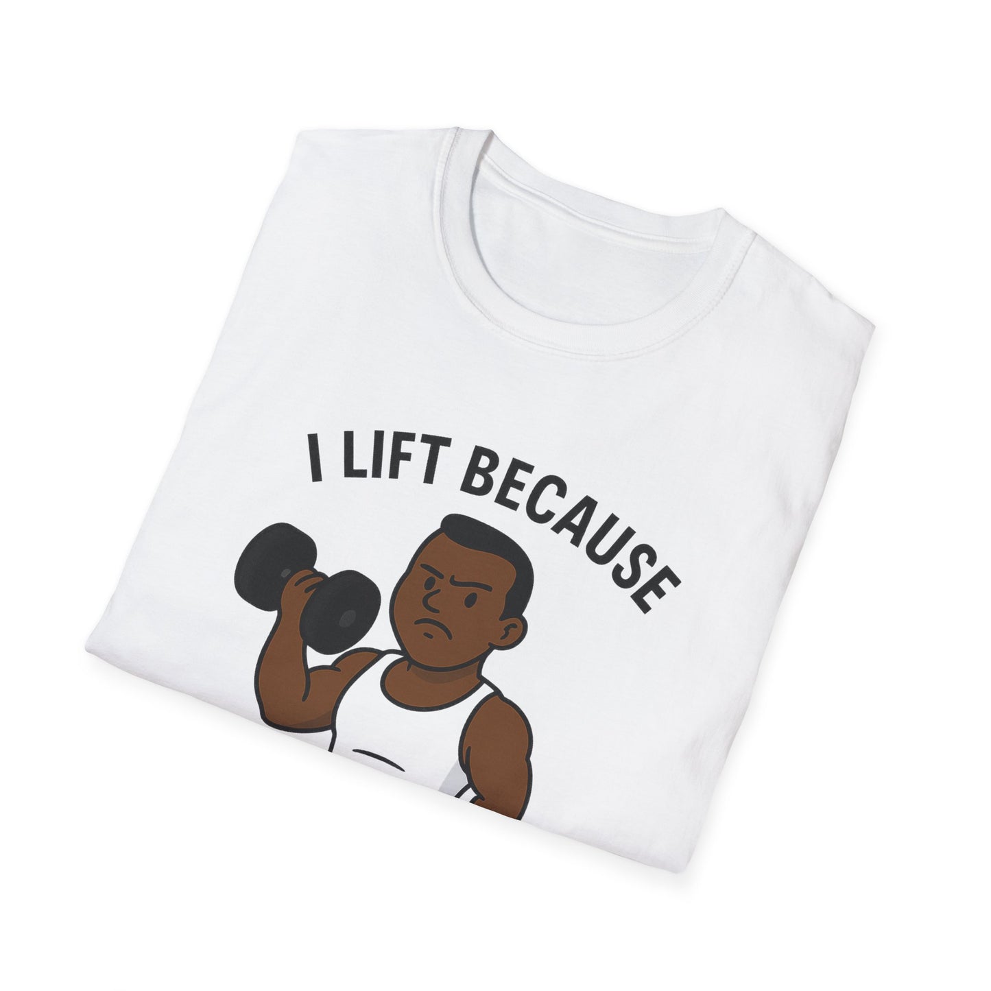Grit Forge Athletics - "I Lift Because Punching People is Frowned Upon" Weightlifting Tee