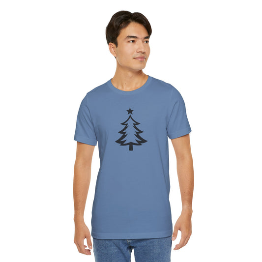 Minimalist Graphic Christmas Tree Tee