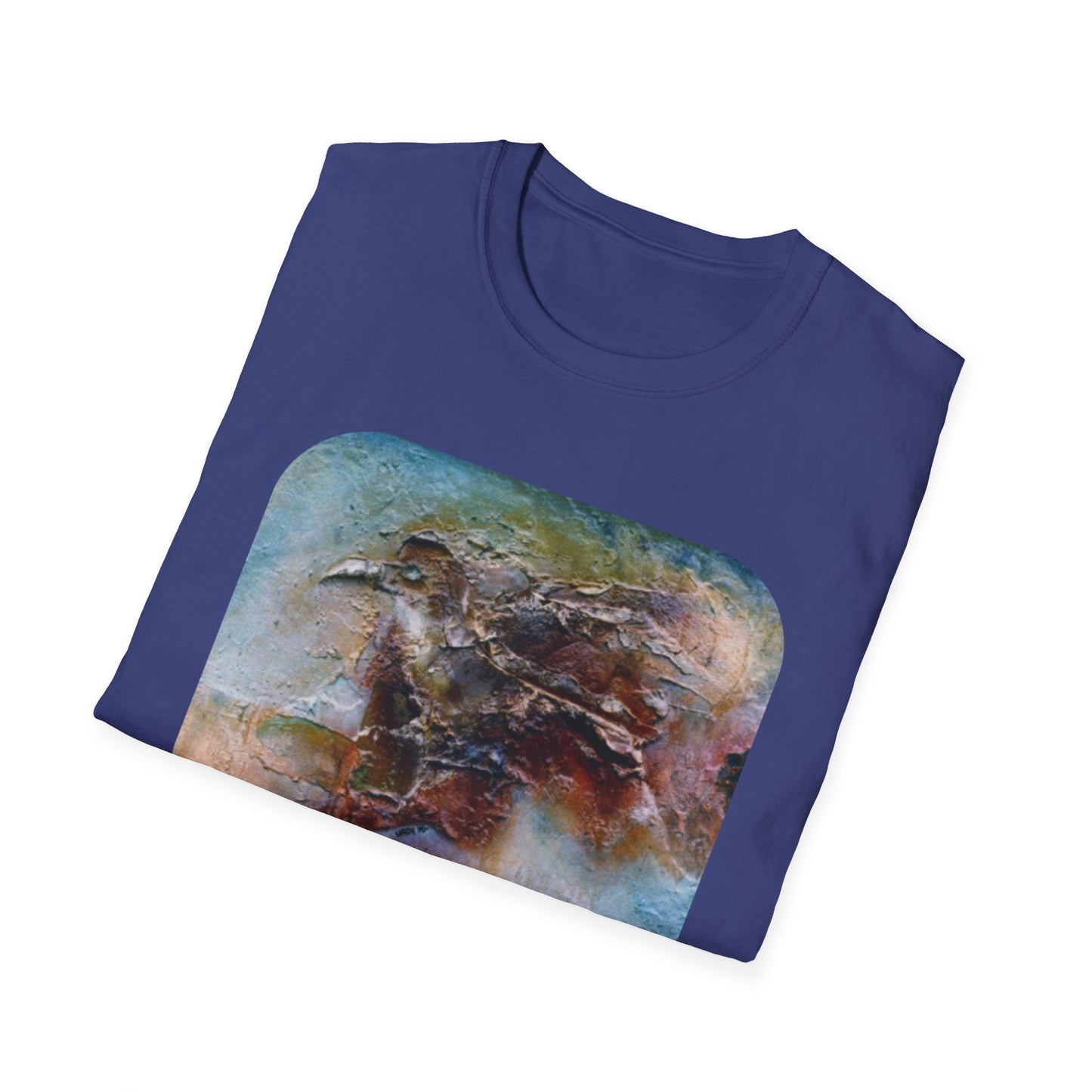 Nature-Inspired Authentic 1960s Painting Print Tee - "Dark Omen"