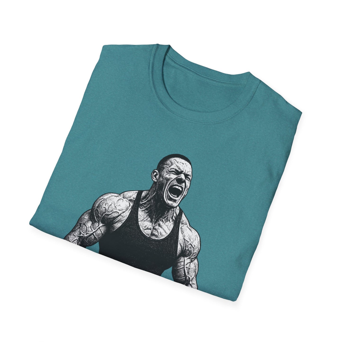 Grit Forge Athletics - "90% Gym, 10% Rage" Men's Bodybuilding Tee-Shirt