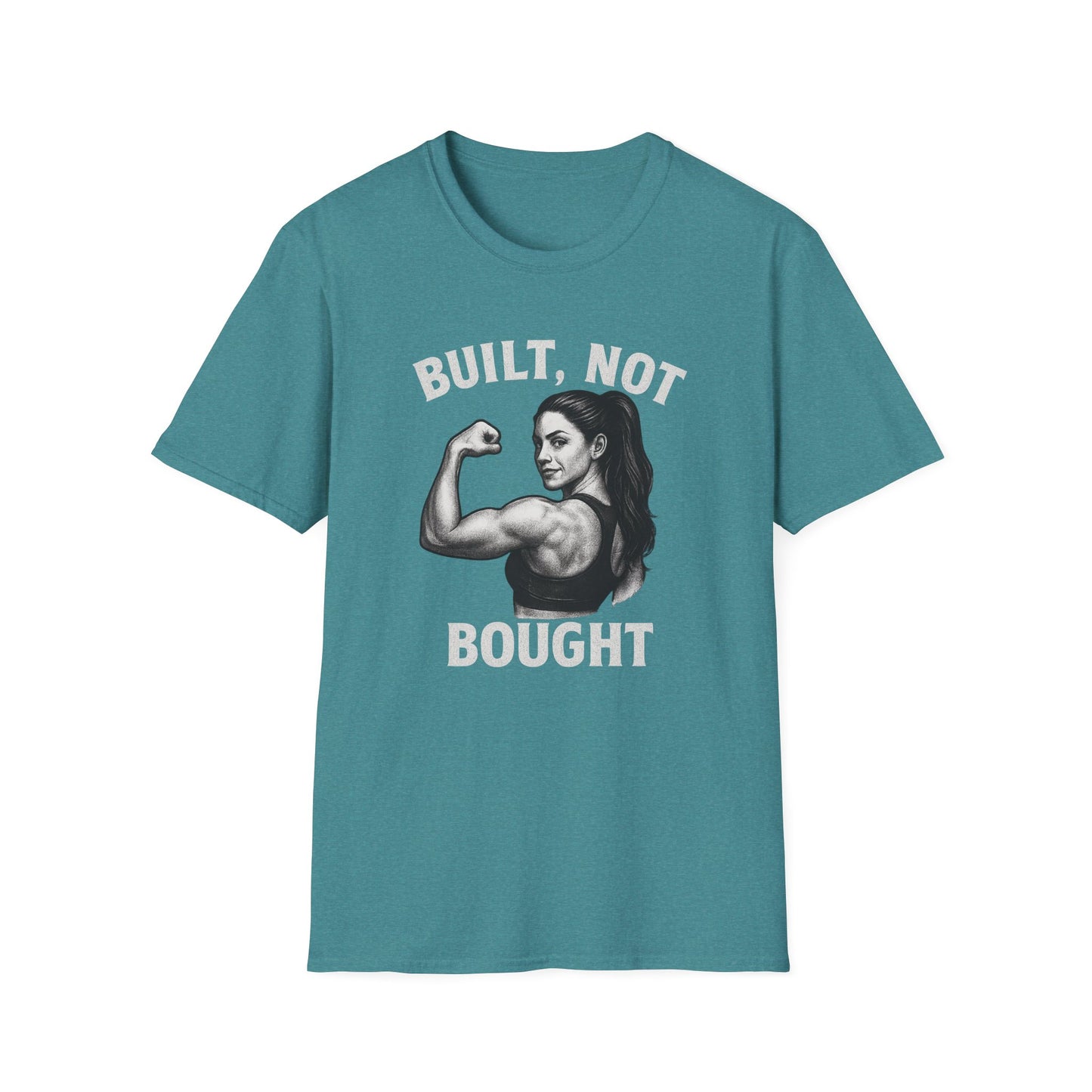 Grit Forge Athletics - "Built, Not Bought" Inspirational Women's T-Shirt