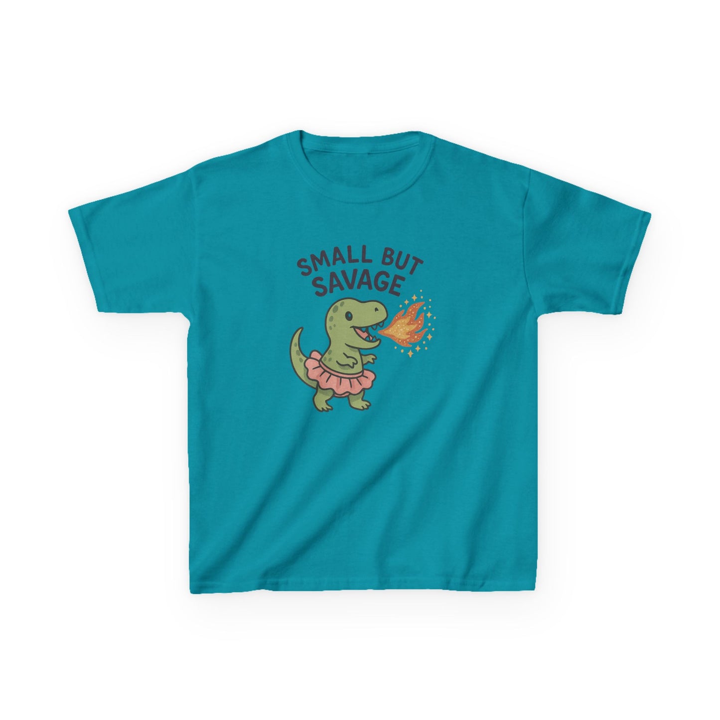 KIDS' "Small But Savage" Dinosaur Tee
