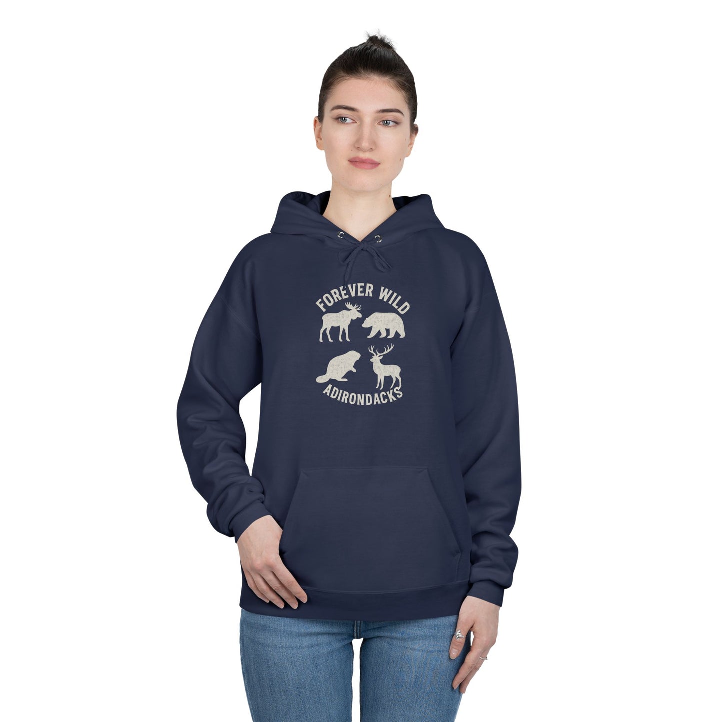 Cozy Adirondack Hoodie - "Forever Wild"