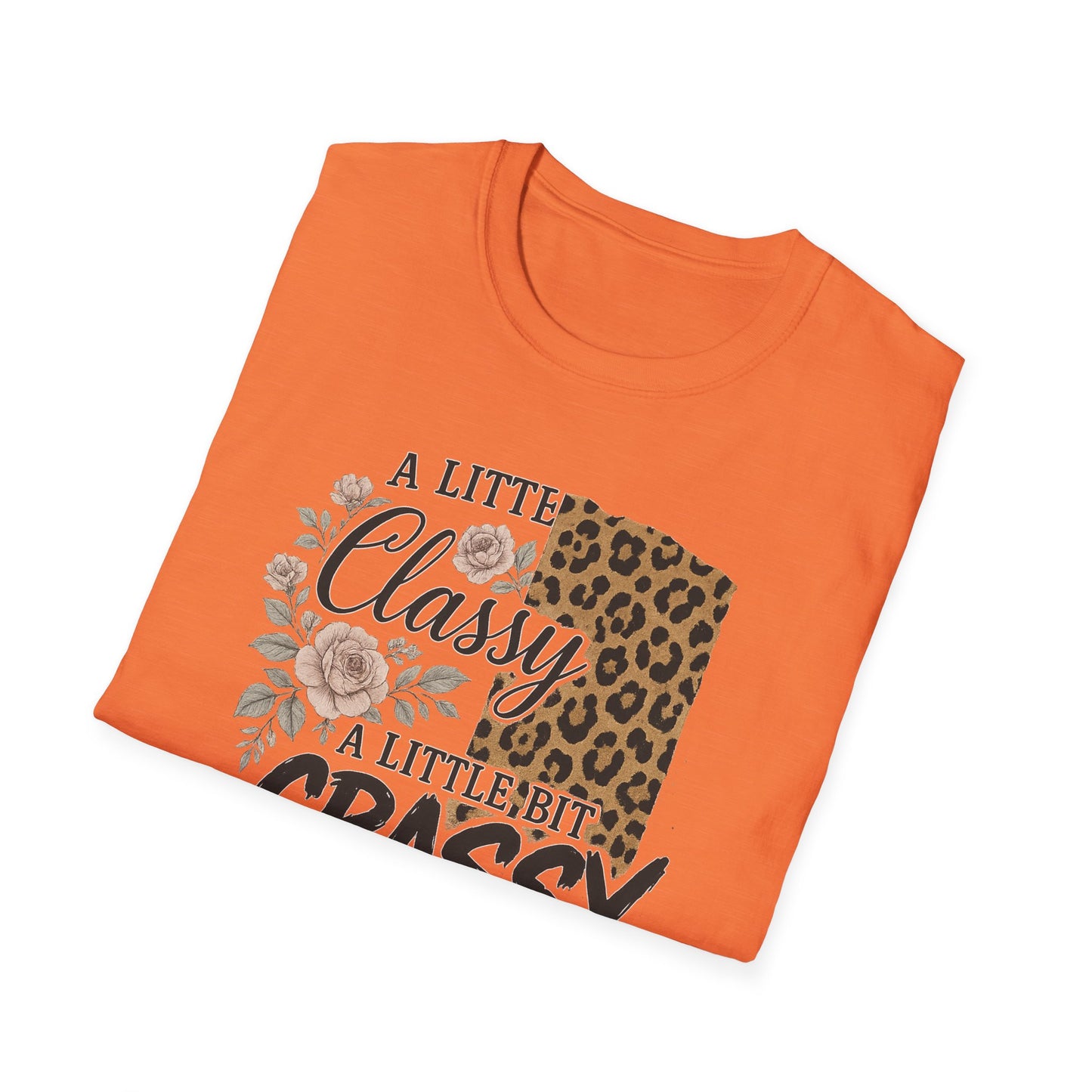 "A Little Classy, A Little Bit Crassy" Women's Casual Tee-Shirt