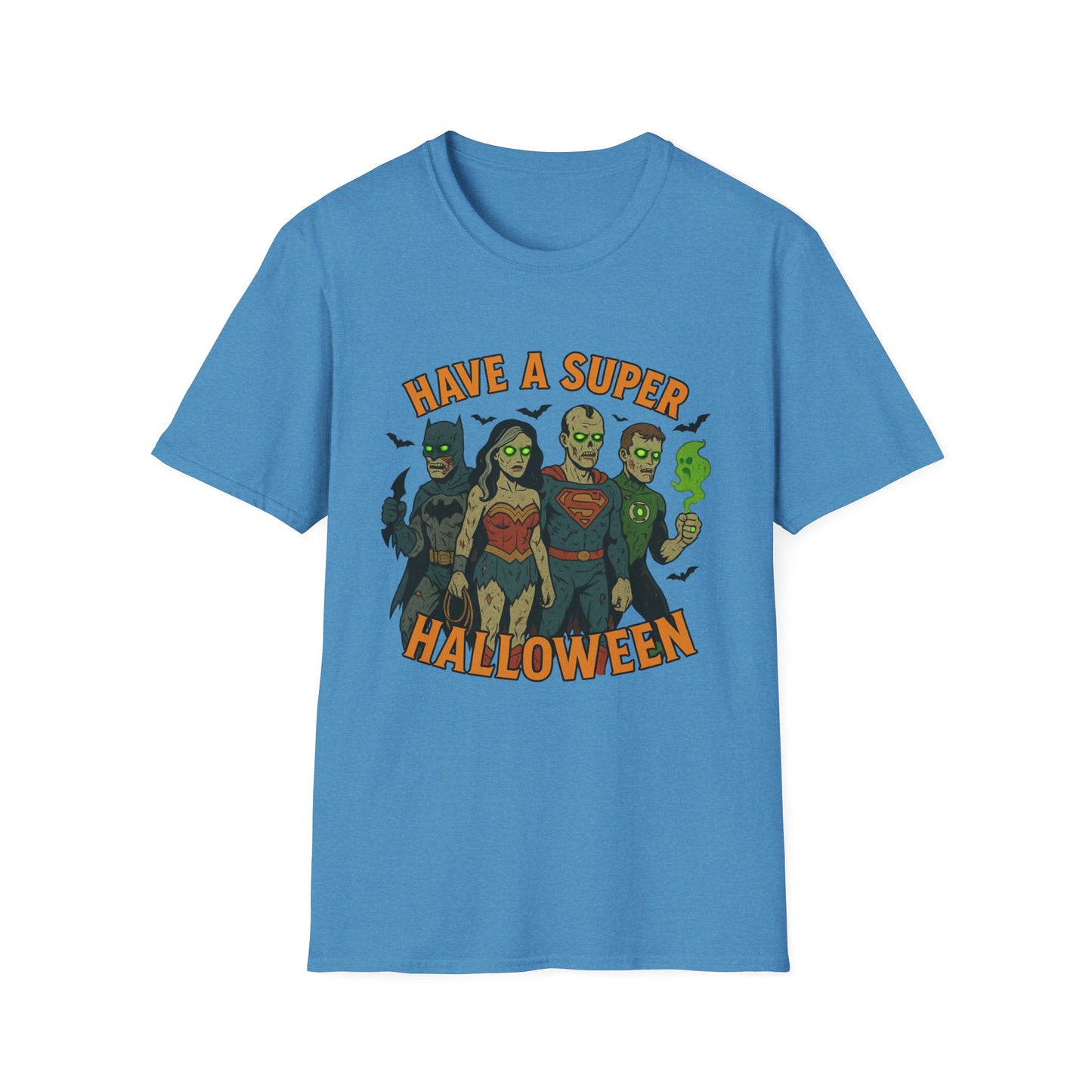 Halloween Superhero Graphic Zombie Tee-Shirt
