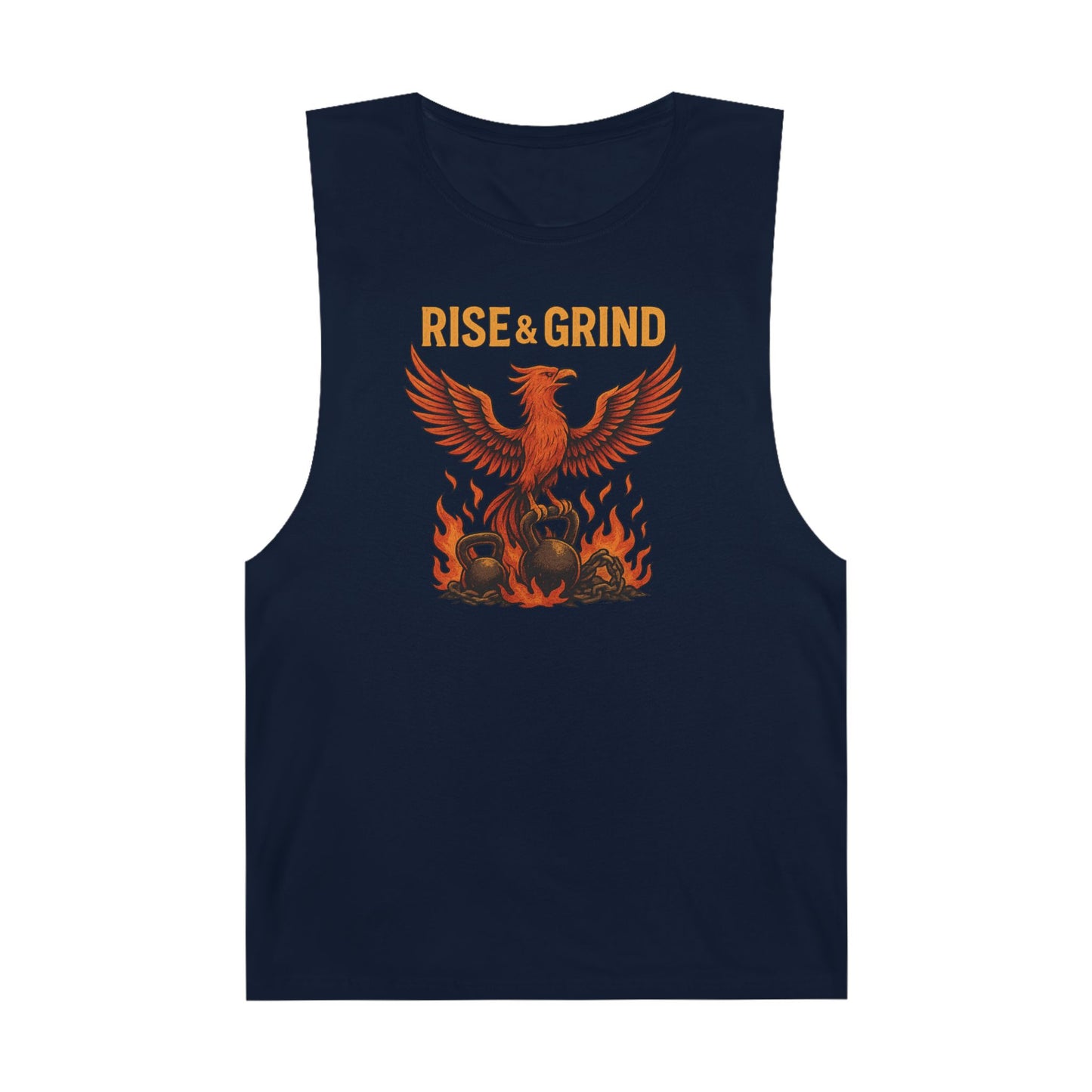 Grit Forge Athletics - "Rise & Grind" Phoenix Tank Top for Him or Her