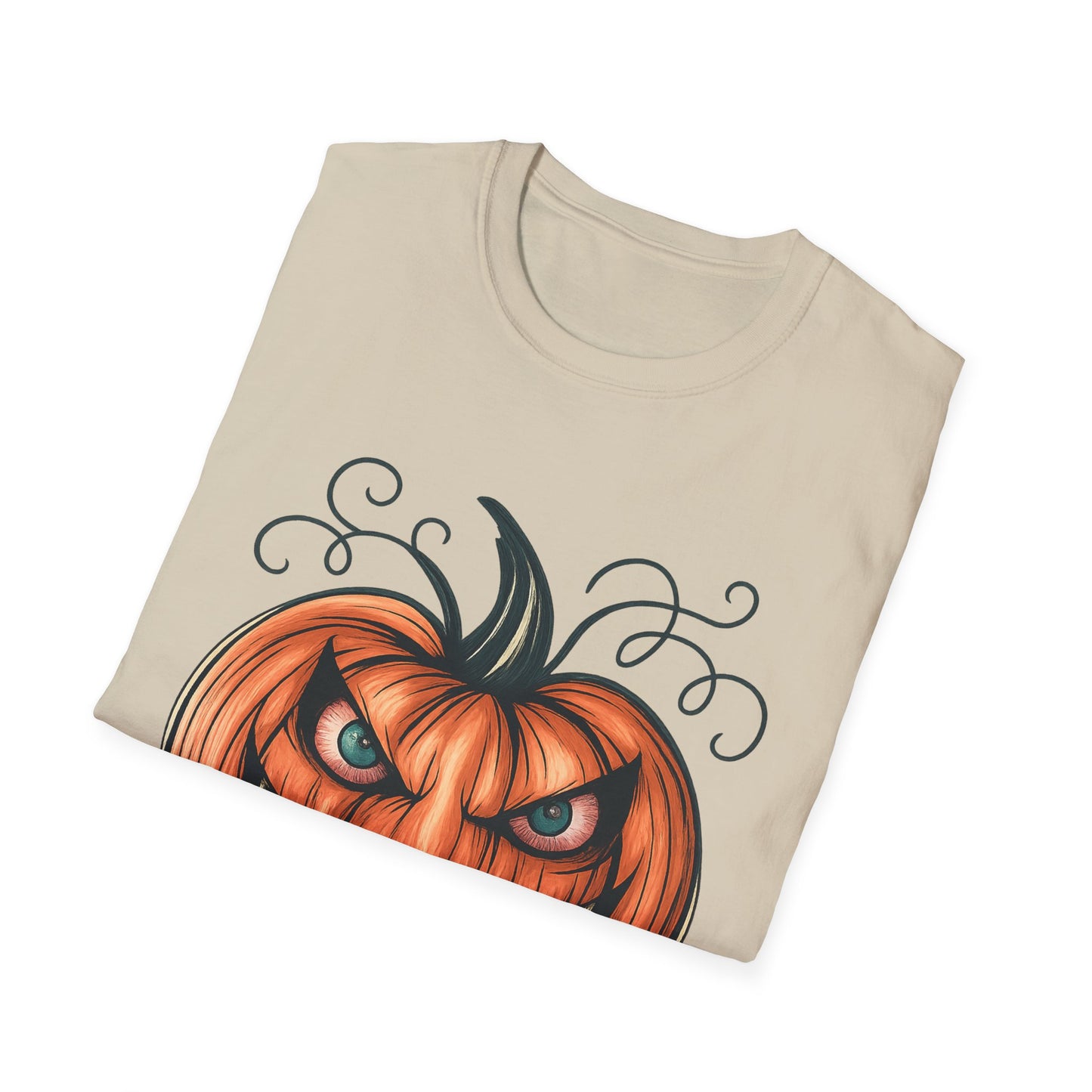 Evil Pumpkin Halloween Graphic Tee