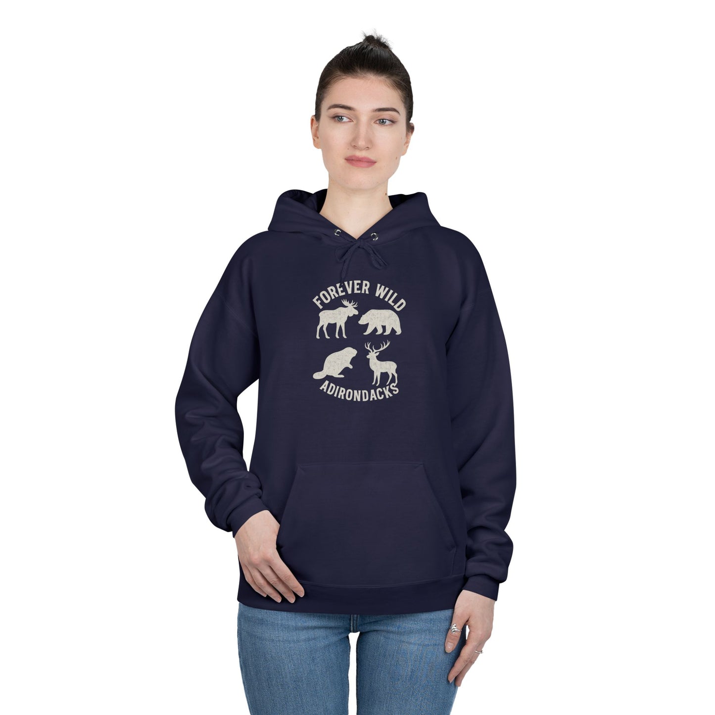 Cozy Adirondack Hoodie - "Forever Wild"