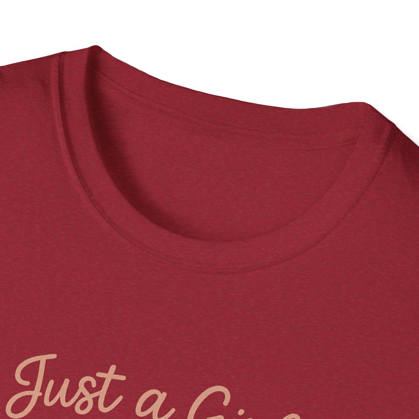Dachshund Lover Casual Tee-Shirt, "Just a Girl Who Loves Dachshunds"