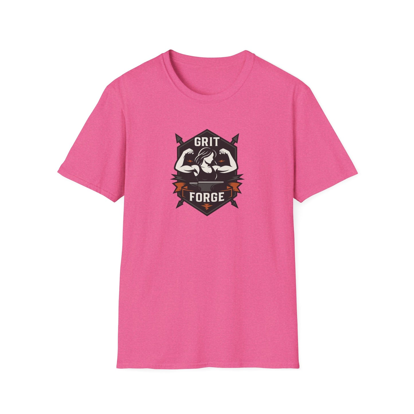 Grit Forge Athletics - Softstyle Female Motivational Workout Tee