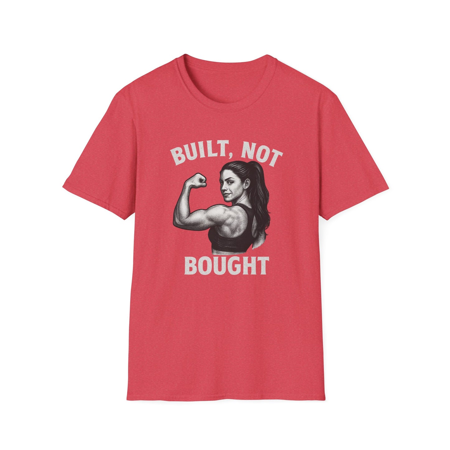 Grit Forge Athletics - "Built, Not Bought" Inspirational Women's T-Shirt