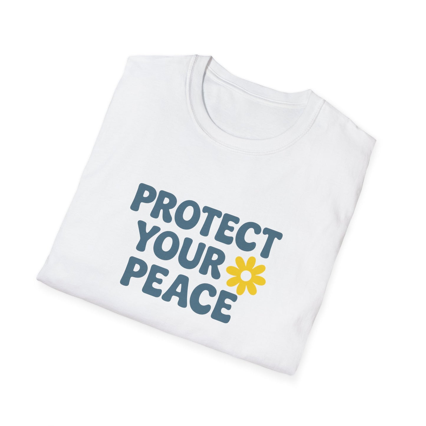 "Protect Your Peace" Casual Softstyle Tee-Shirt