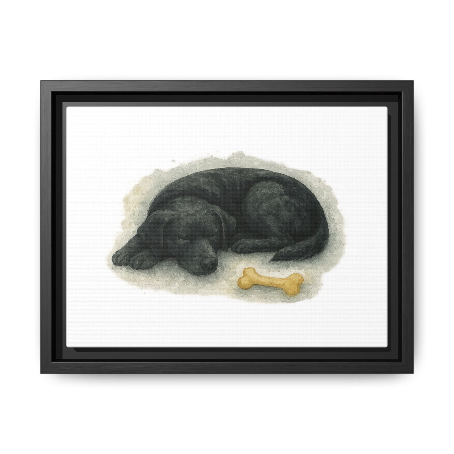 Dog Lover's Framed Art, Cozy Pet Decor, Home Wall Art, Black Lab, Labrador, Lab, Dog Mom Gift, Animal Lover's Decoration, Pet Memorial