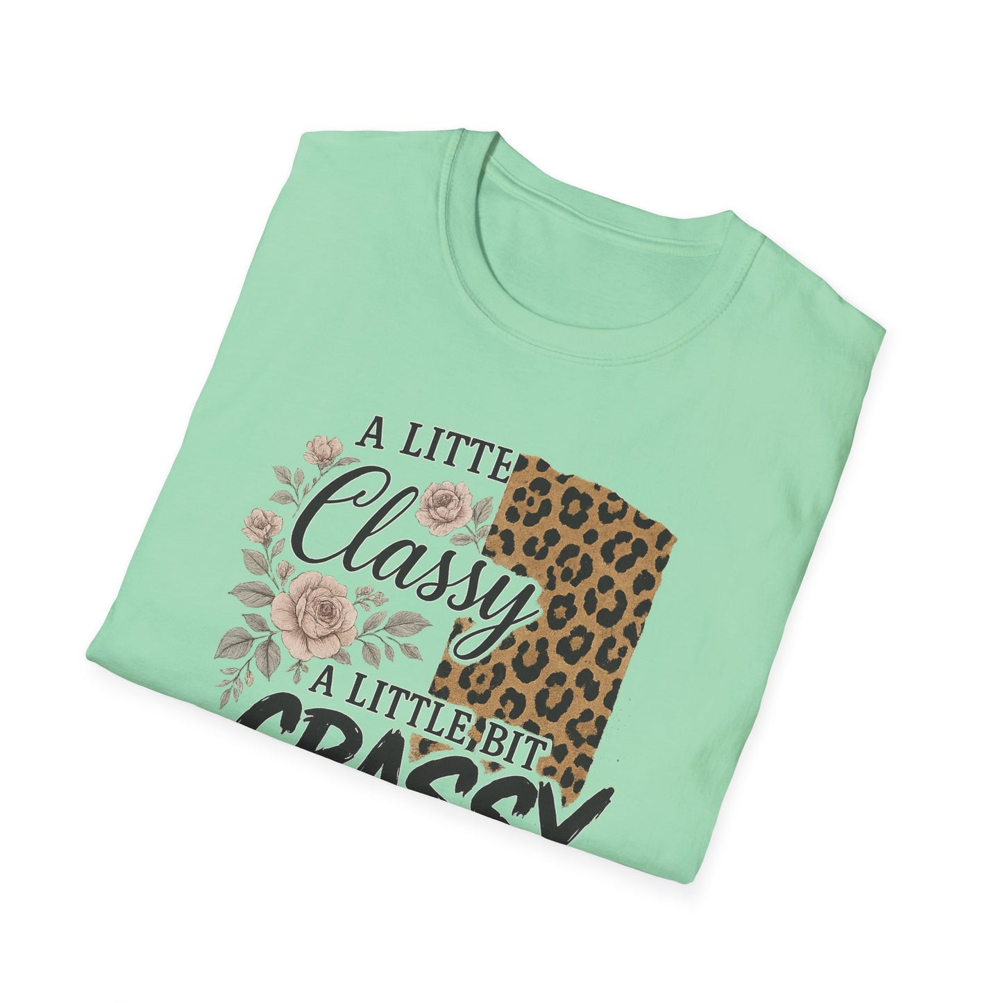 "A Little Classy, A Little Bit Crassy" Women's Casual Tee-Shirt