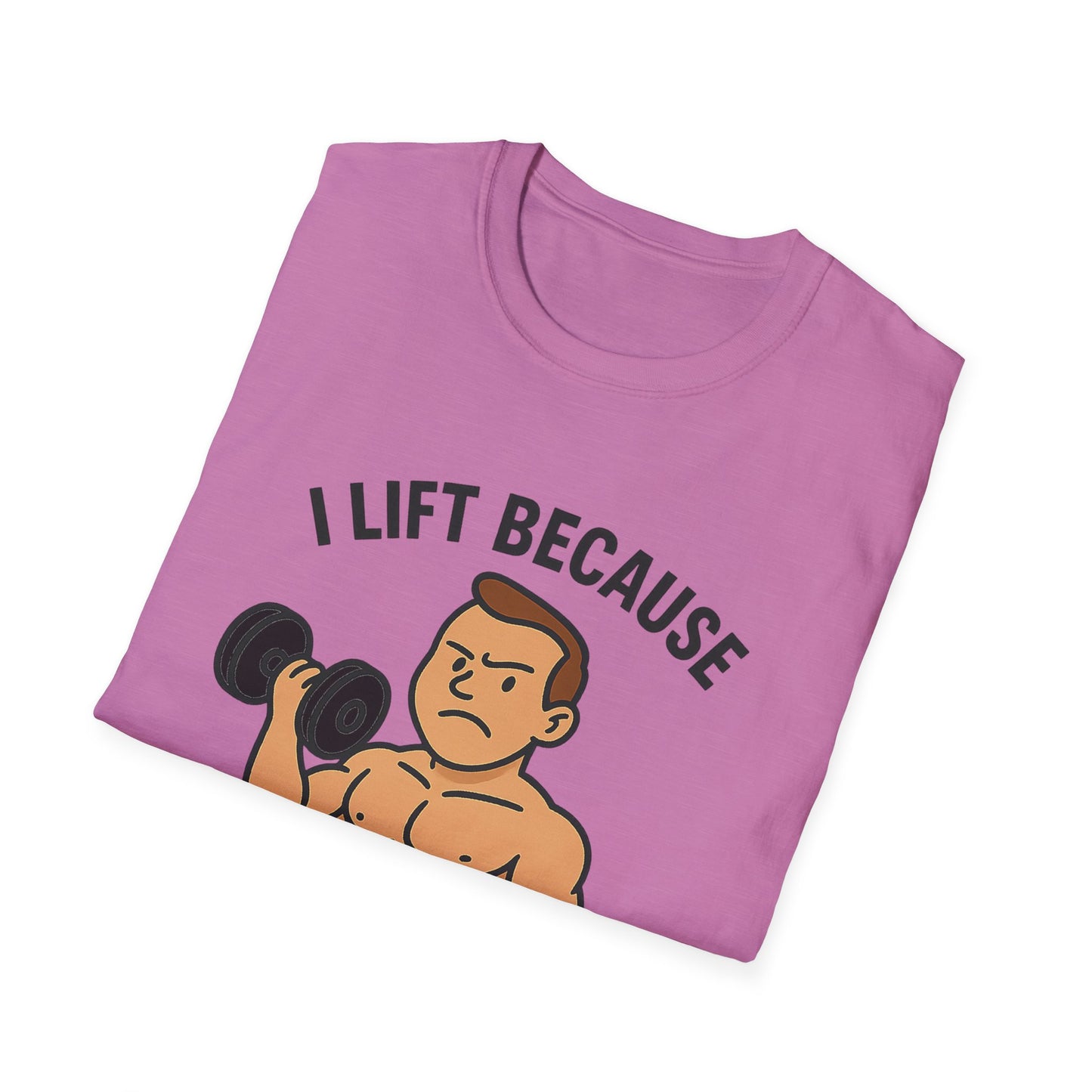 Grit Forge Athletics - "I Lift Because Punching People is Frowned Upon" Weightlifting Tee