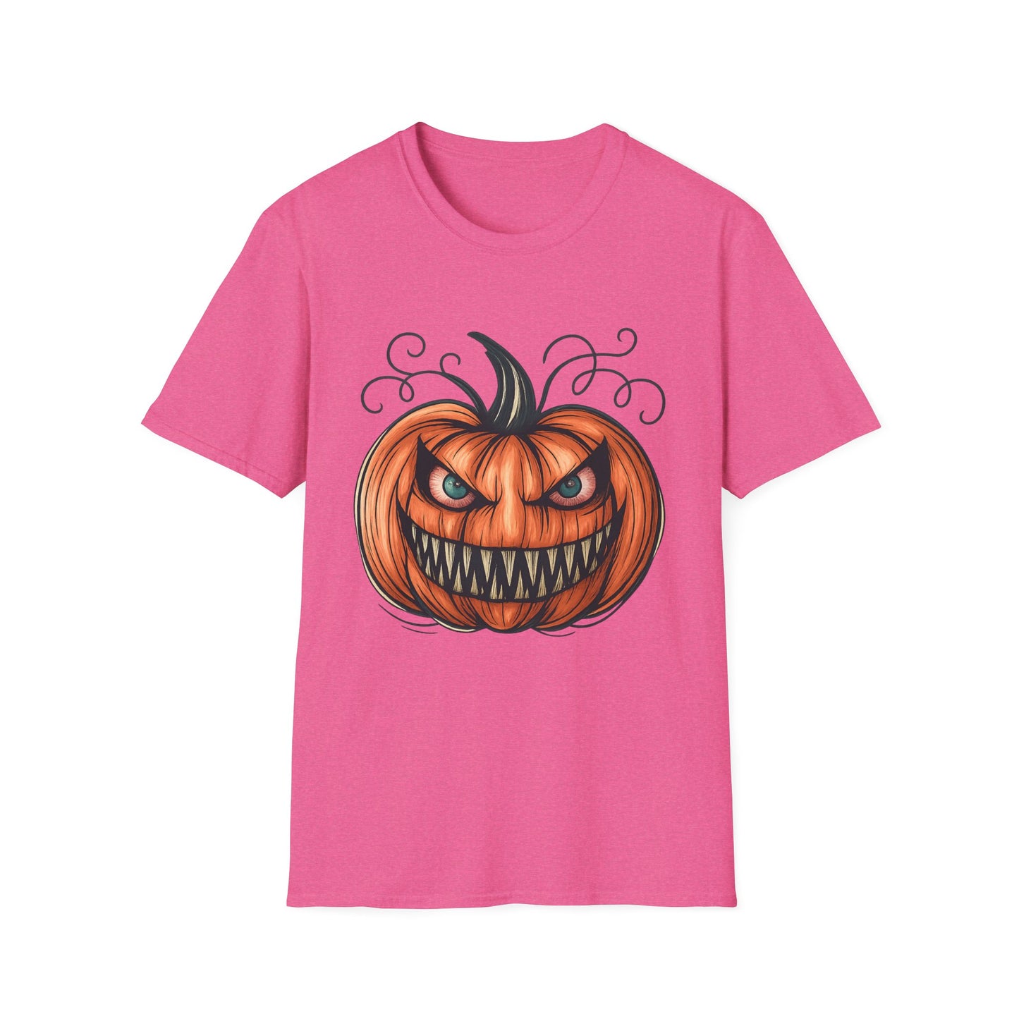 Evil Pumpkin Halloween Graphic Tee