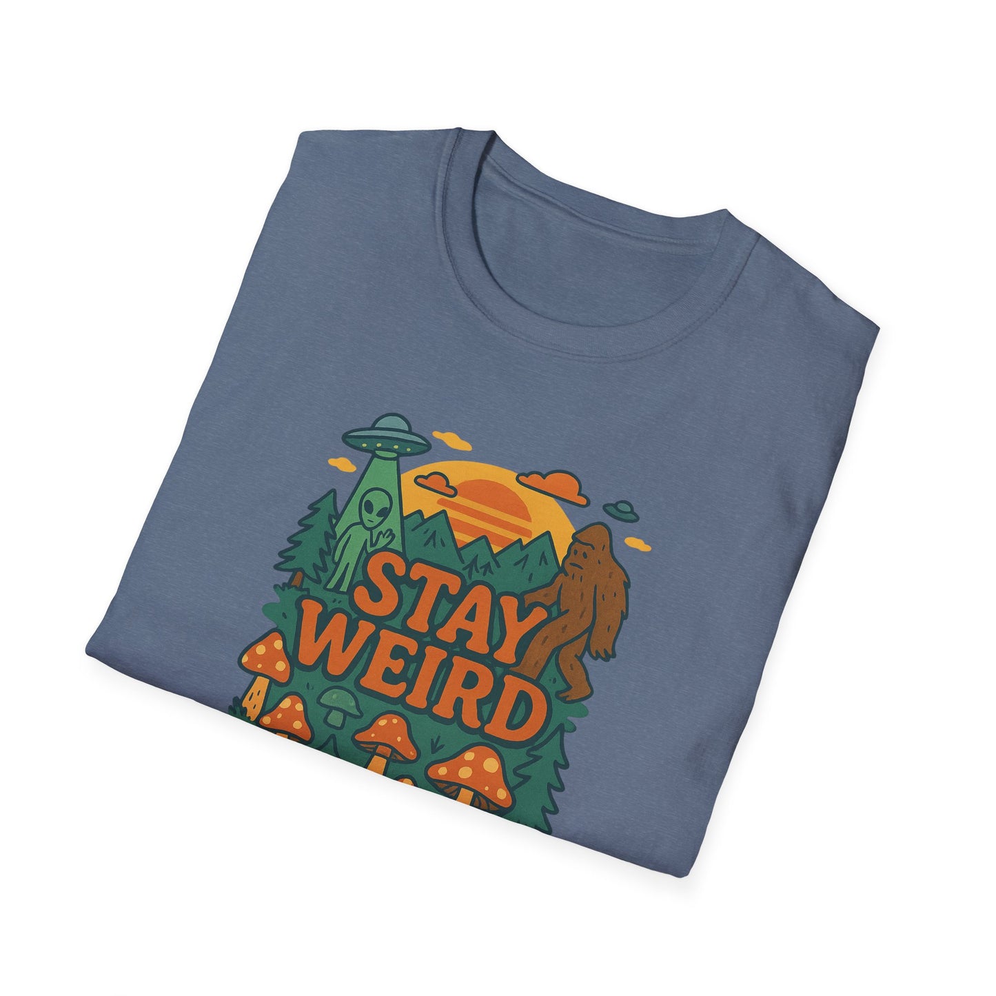 "Stay Weird" Softstyle Casual Tee Shirt