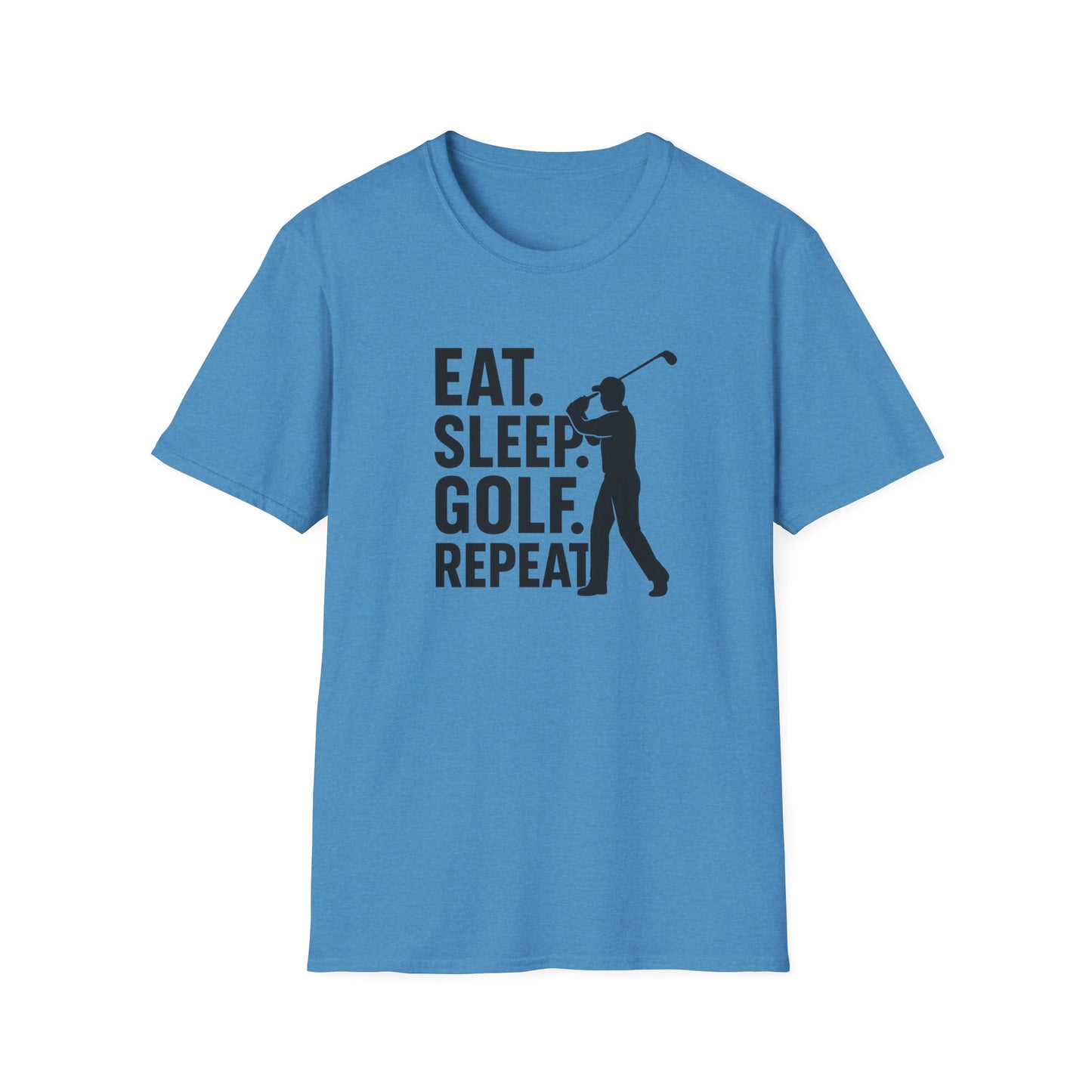 "Eat Sleep Golf Repeat" Golf Lover's T-Shirt