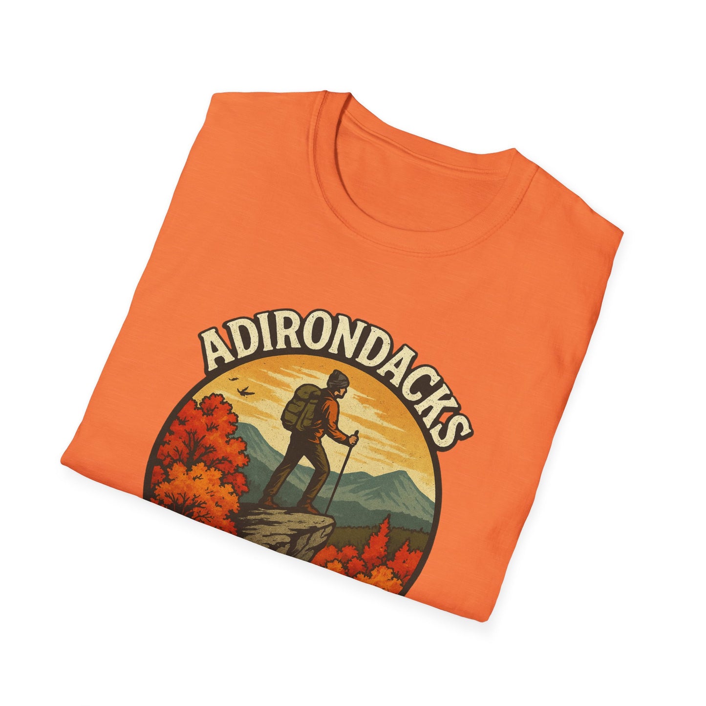 Adirondack Adventure Softstyle Hiking Tee - "Eagle Eyed & Mountain High"