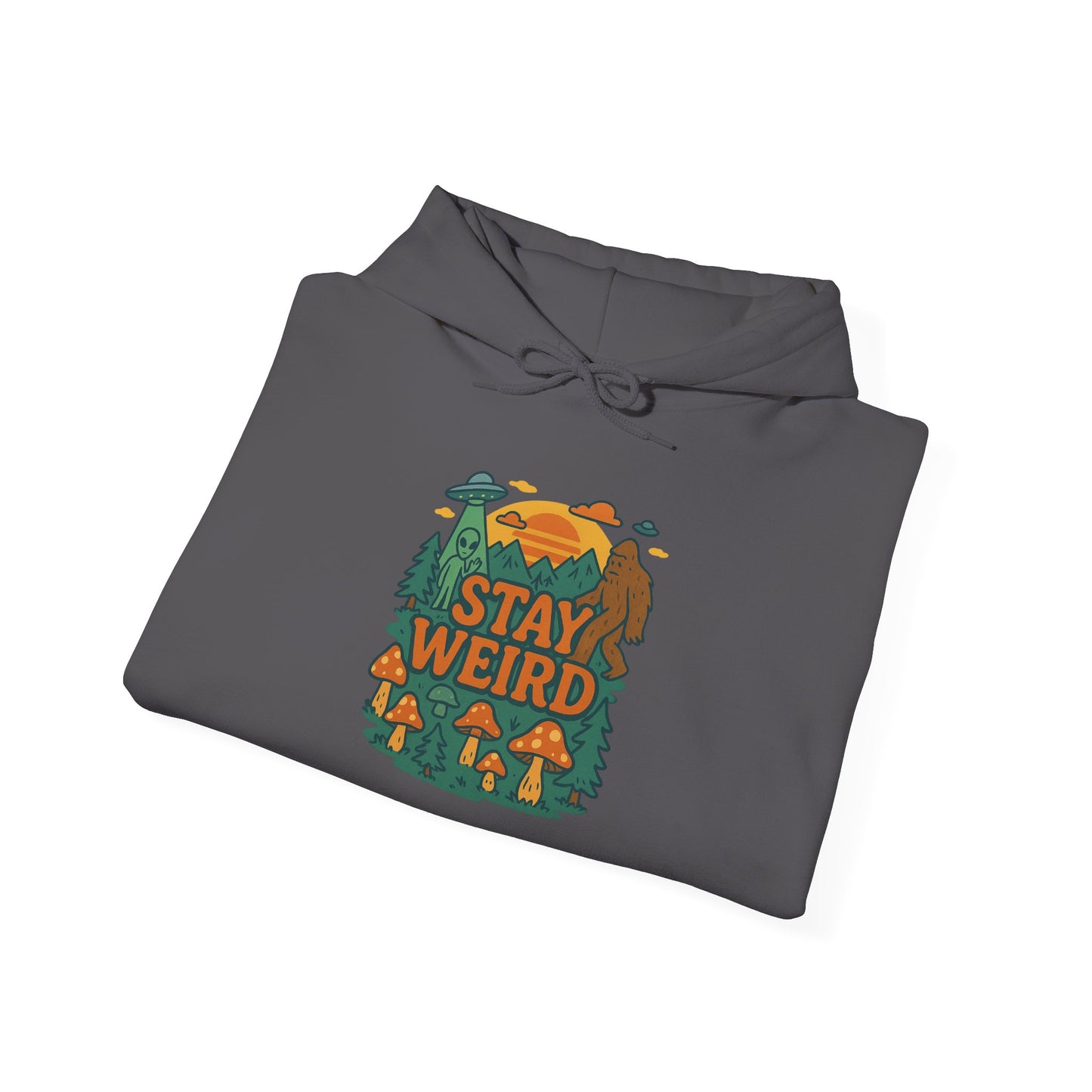 Stay Weird Hoodie, Cozy Apparel For Him or Her