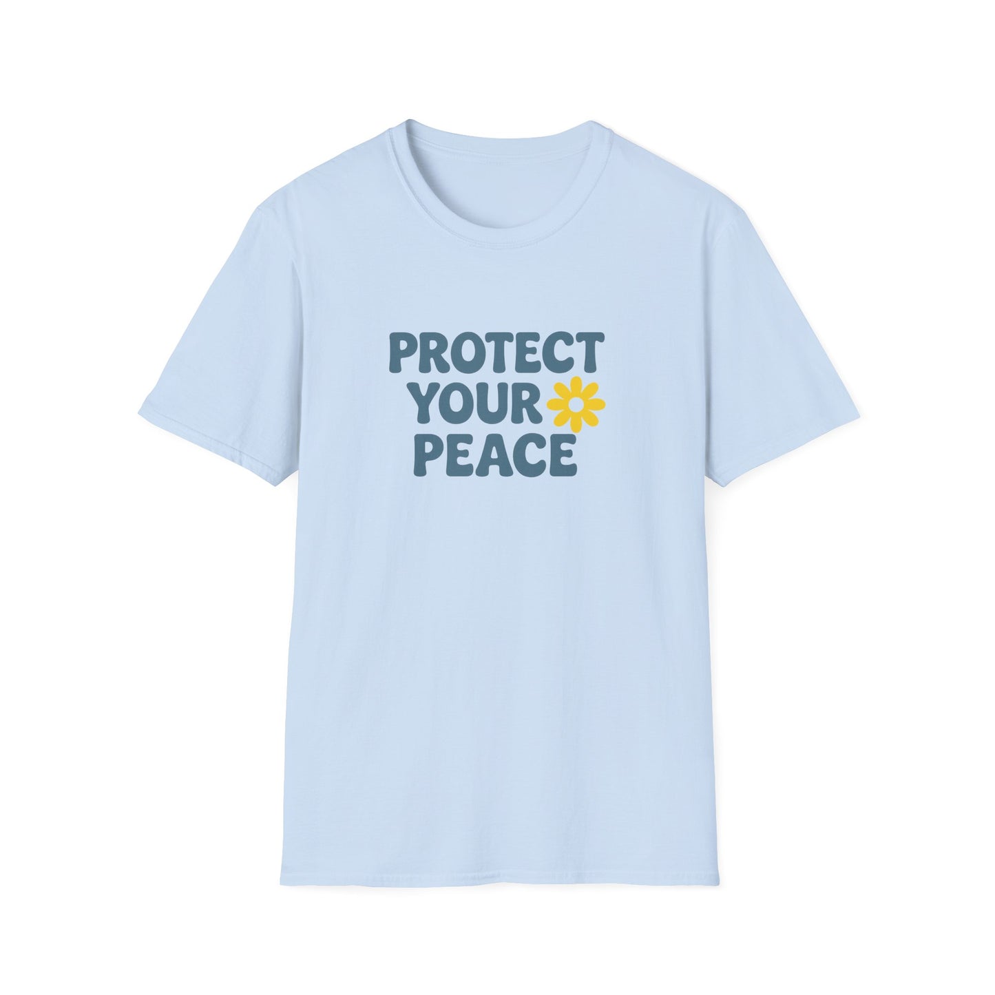 "Protect Your Peace" Casual Softstyle Tee-Shirt