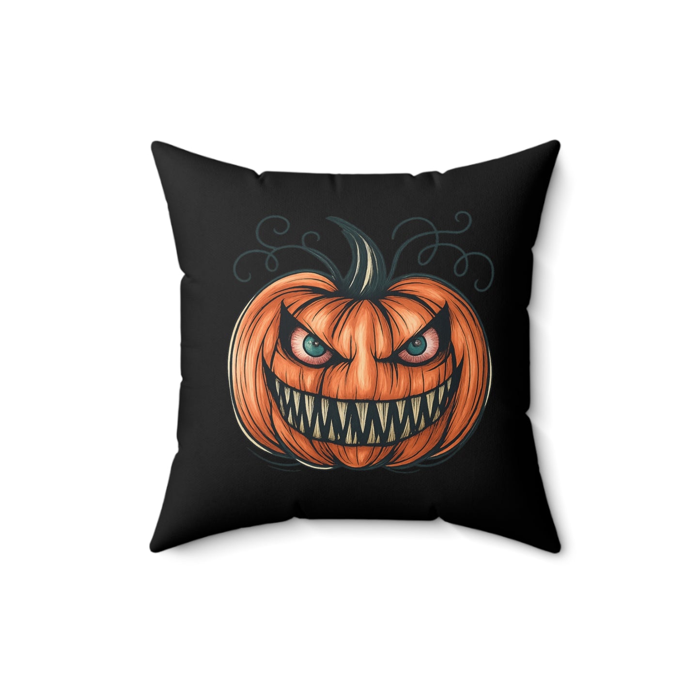 Spooky Pumpkin Decorative Pillow, Halloween Home Decor