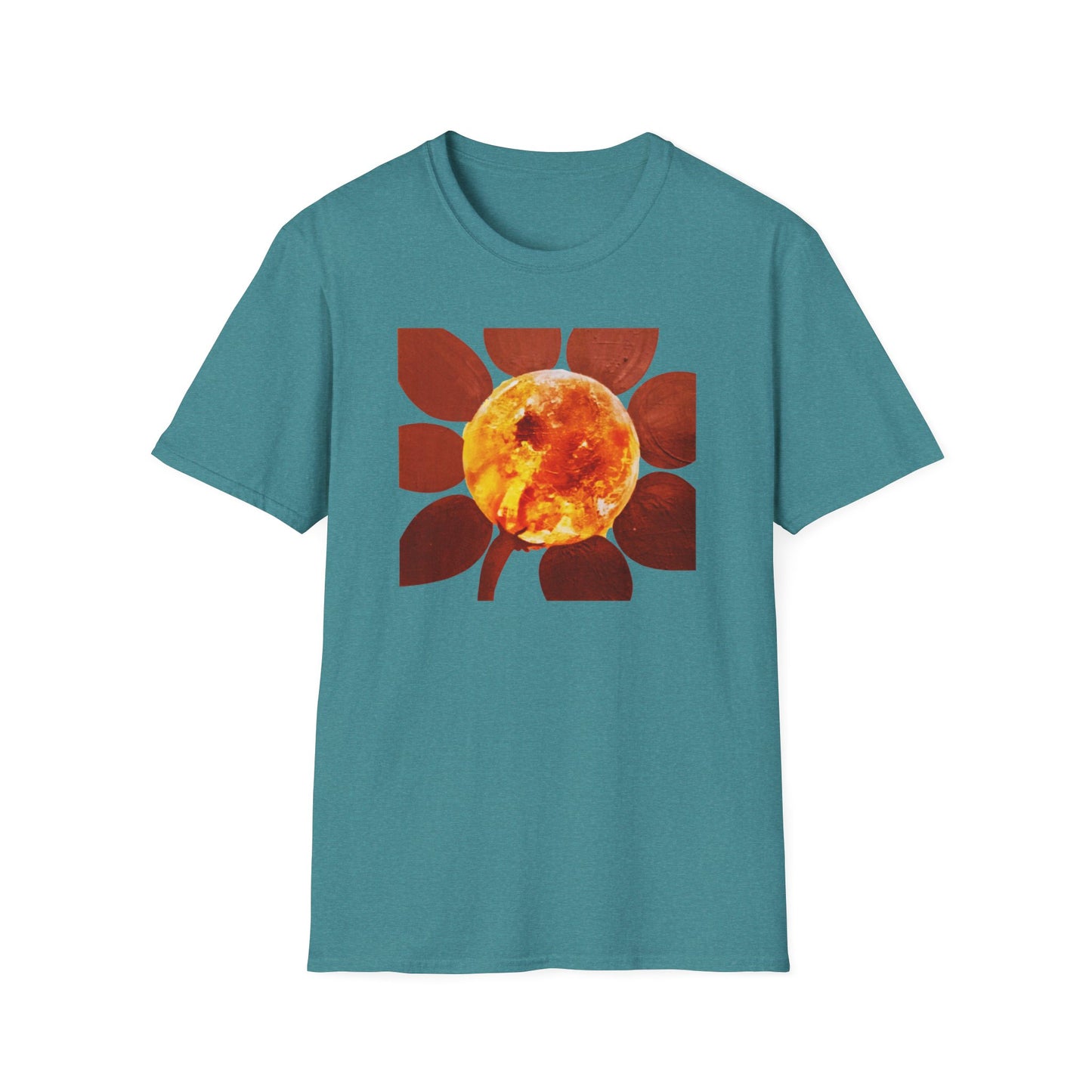 Sunflower-Inspired 1960s Authentic Artistry - "Sol, Cradle of Life"