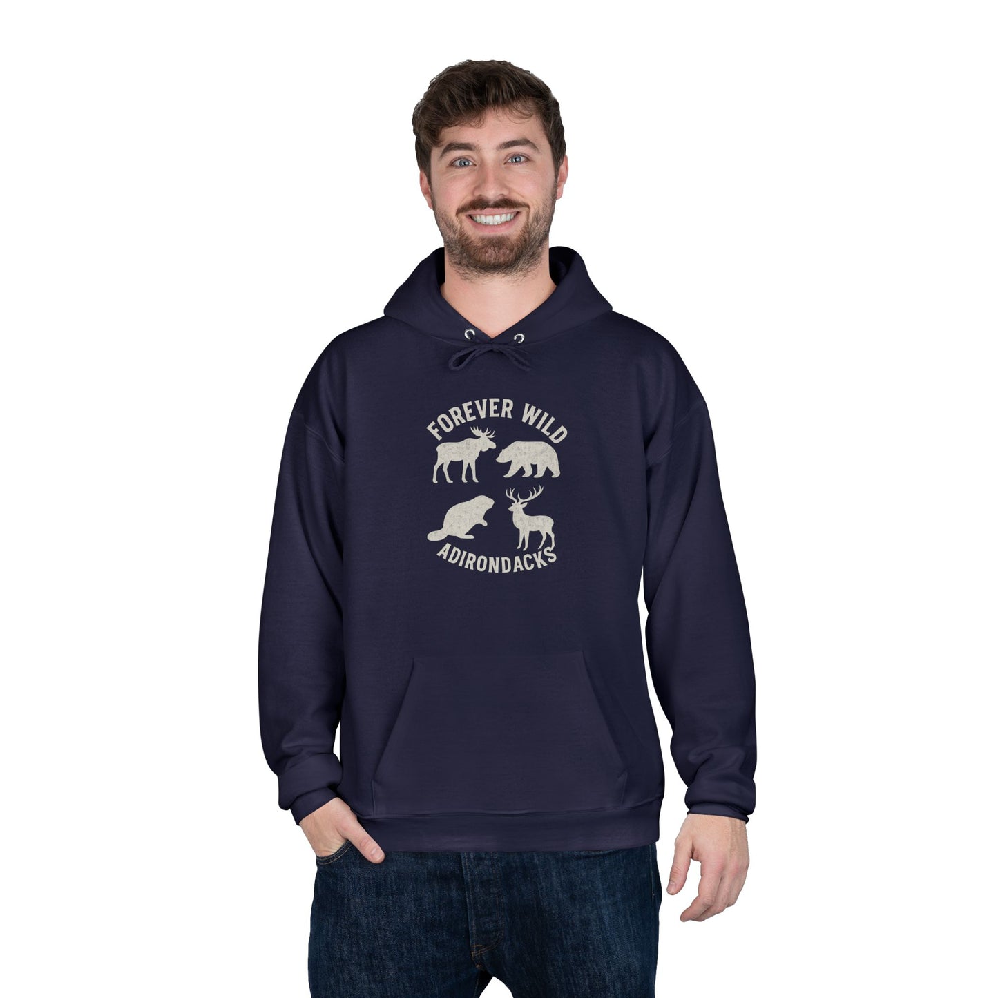Cozy Adirondack Hoodie - "Forever Wild"