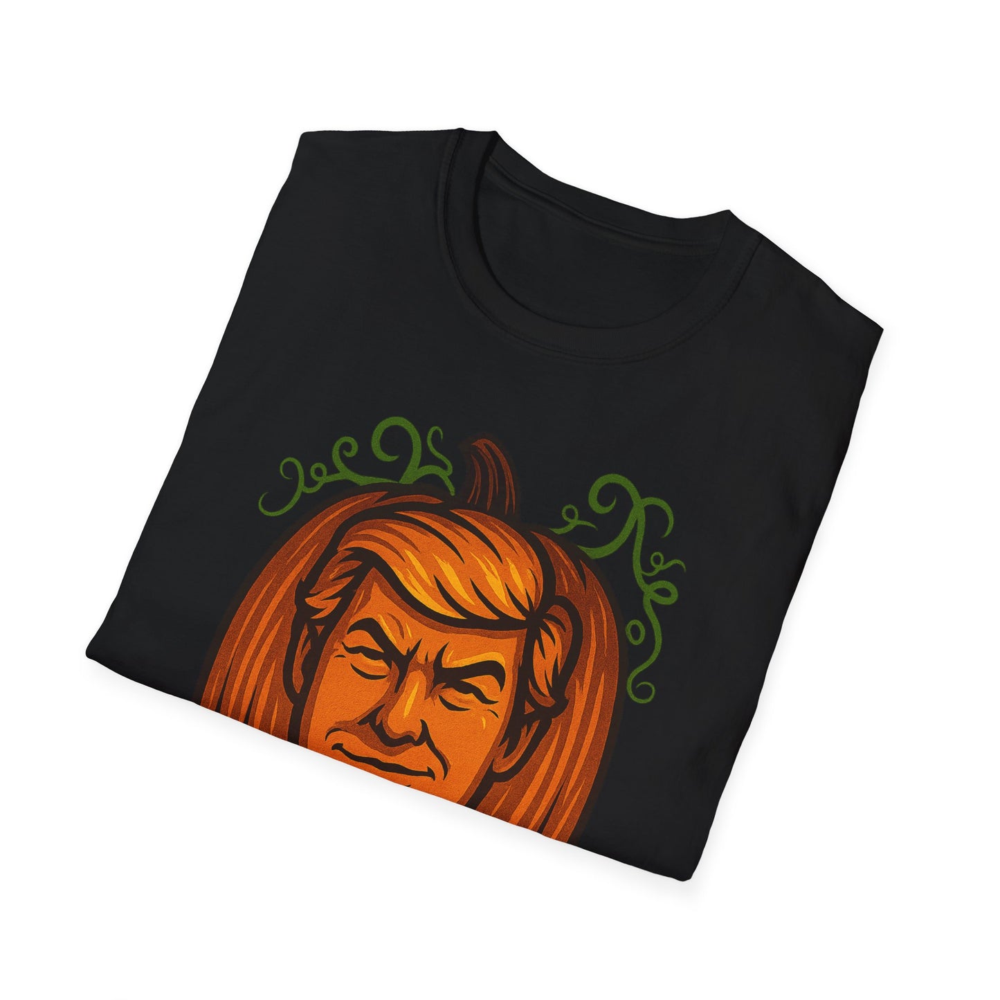 President Pumpkin Head Halloween Graphic Tee-Shirt